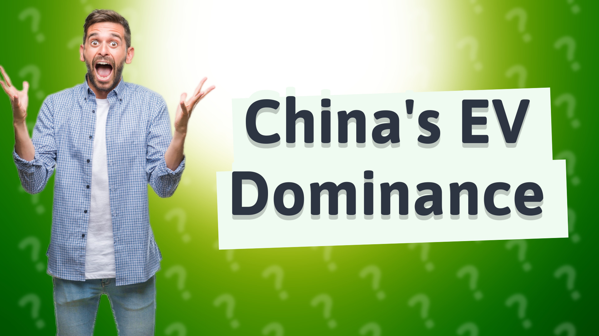 China's EV Dominance