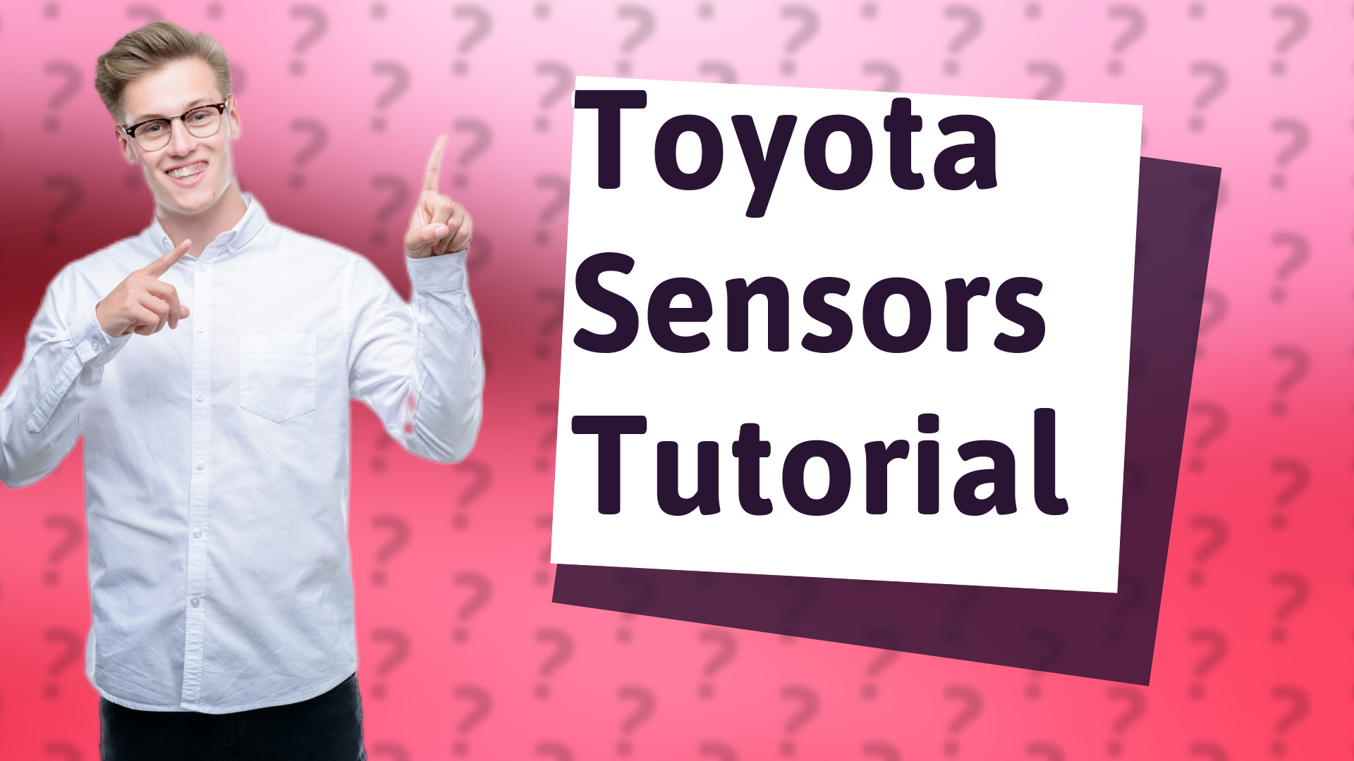Toyota Sensors Tutorial