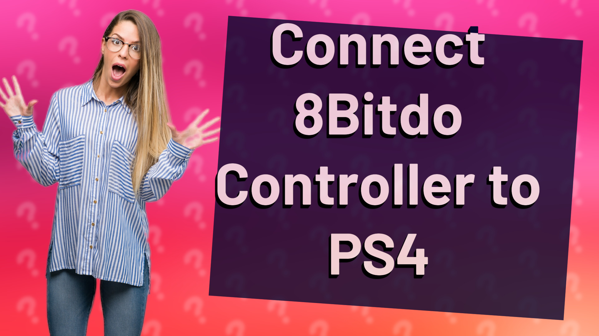 Connect 8Bitdo Controller to PS4
