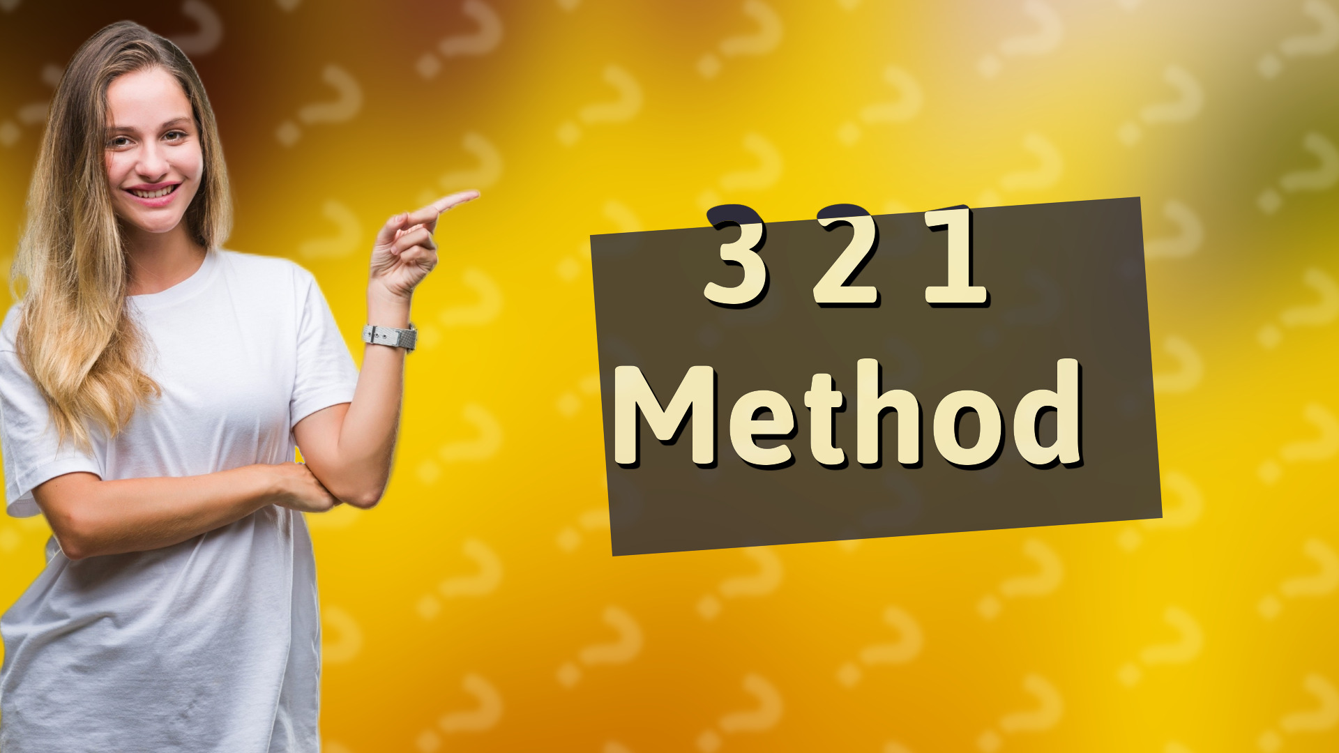 3 2 1 Method