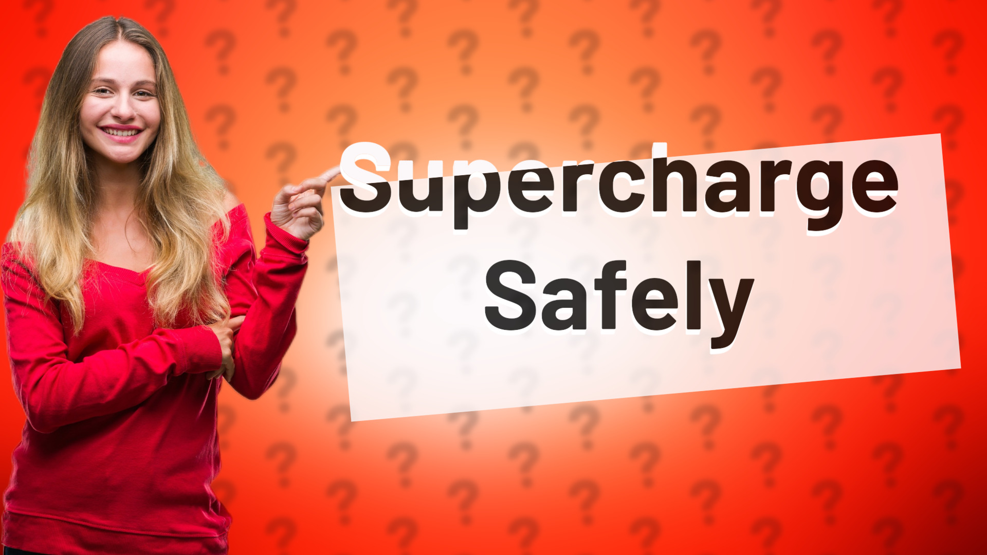 Supercharge Safely