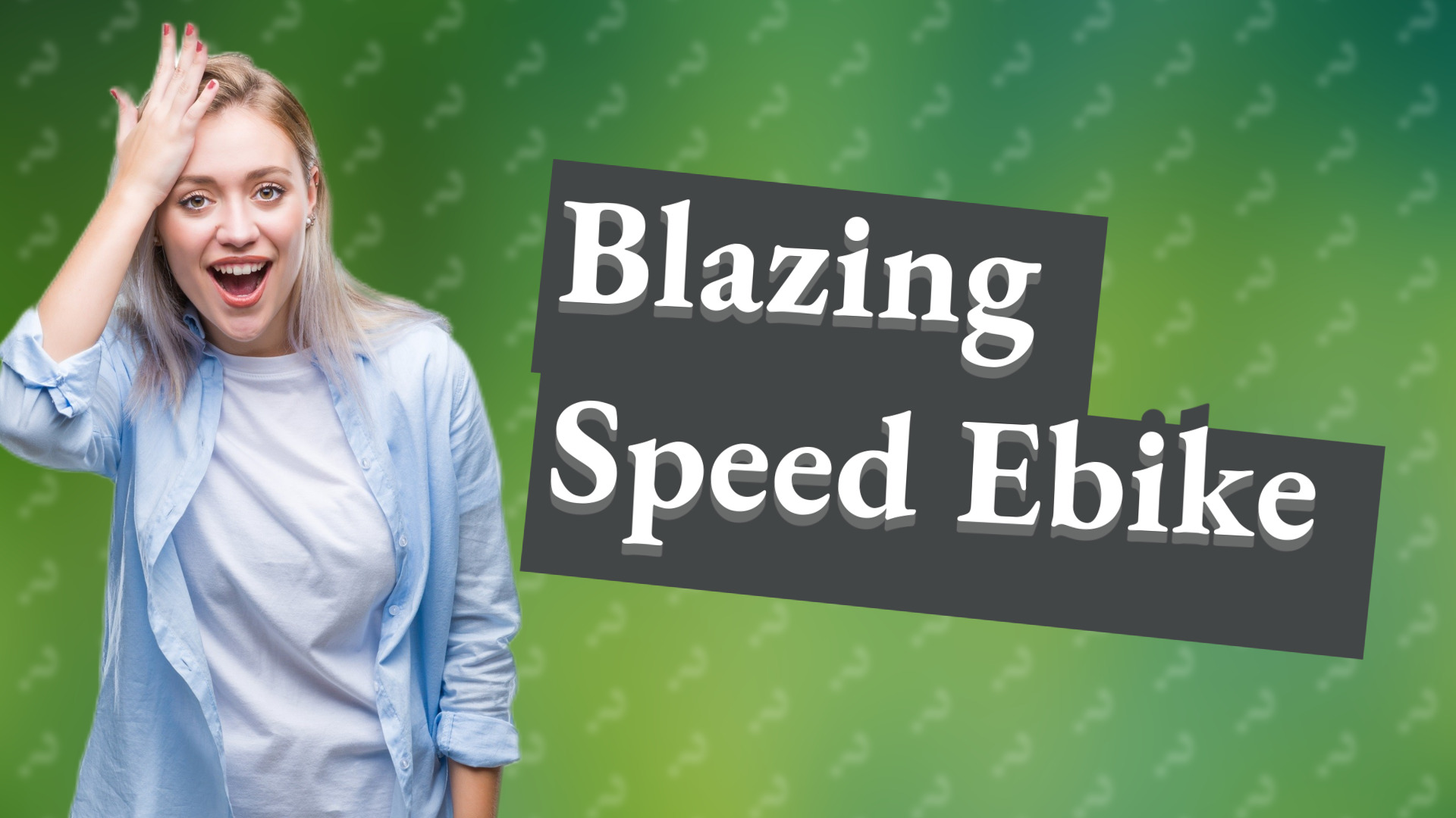 Blazing Speed Ebike