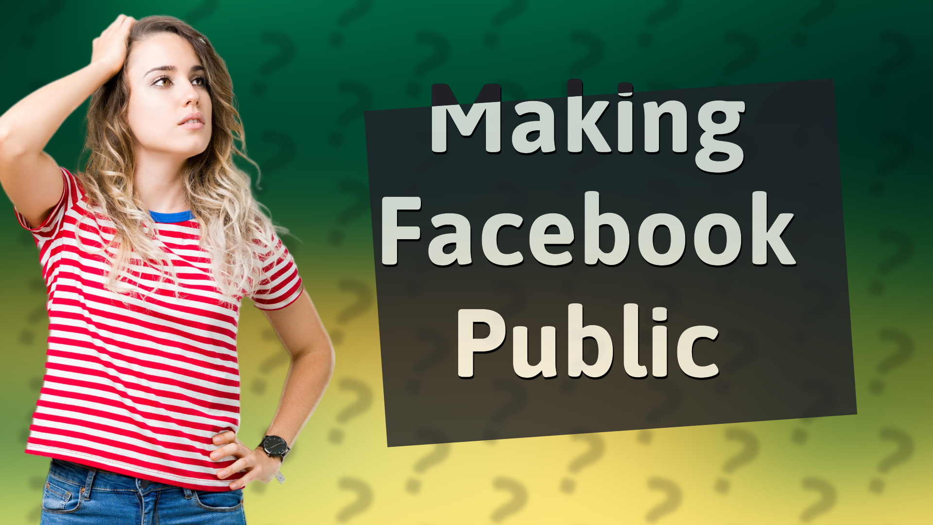 Making Facebook Public