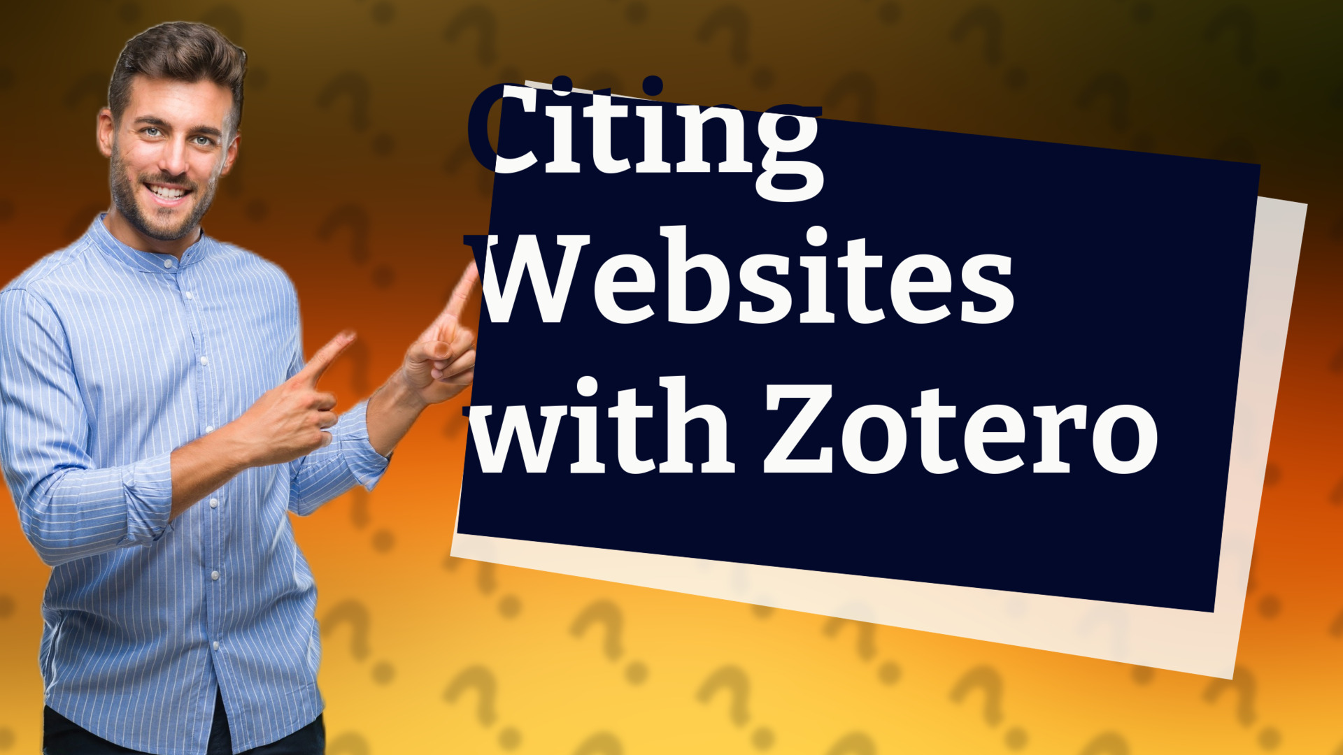 Citing Websites with Zotero