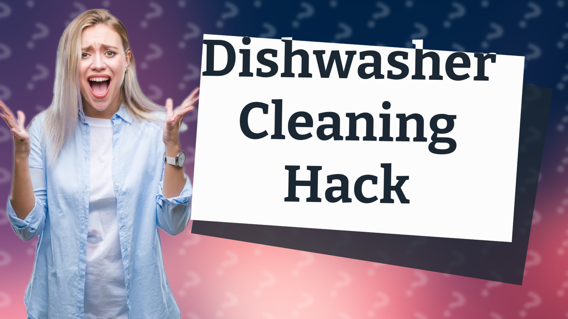Dishwasher Cleaning Hack