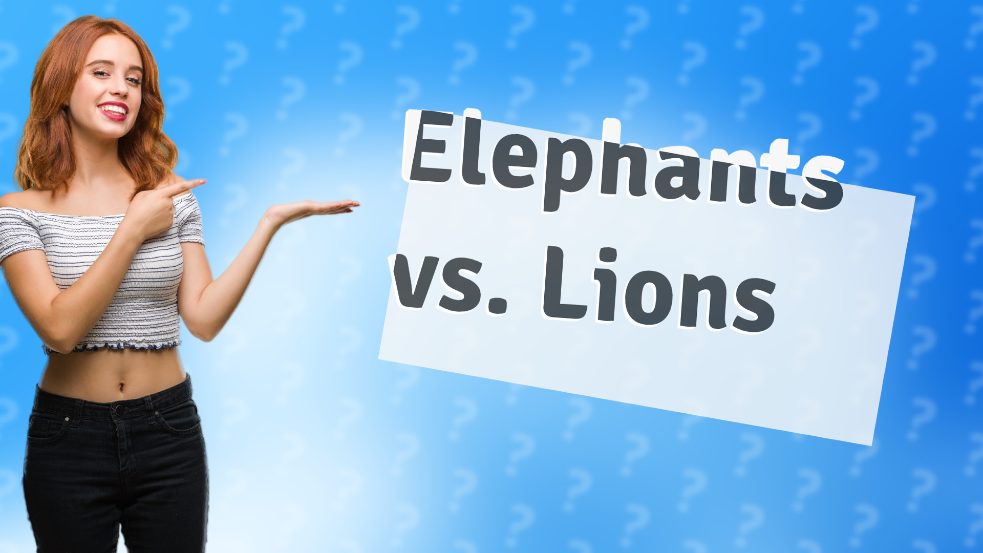 Elephants vs. Lions