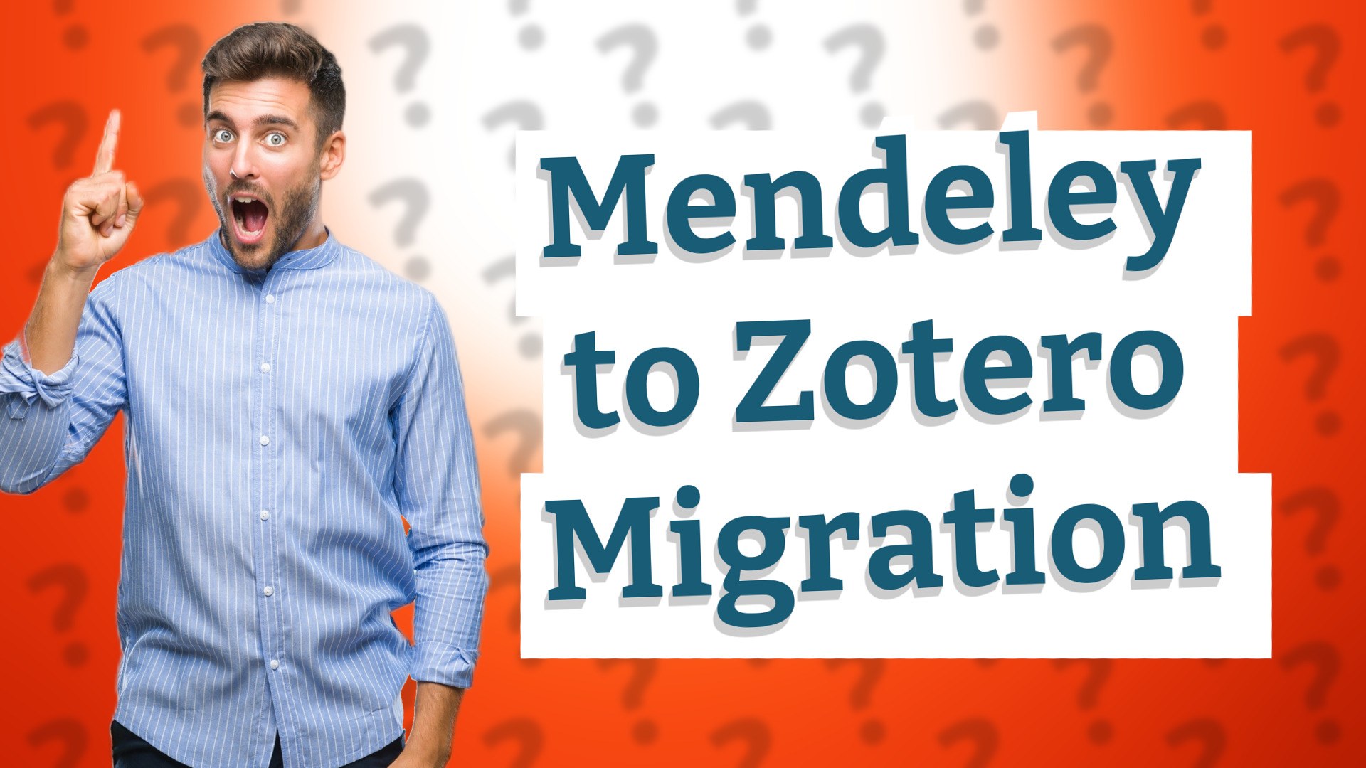 Mendeley to Zotero Migration