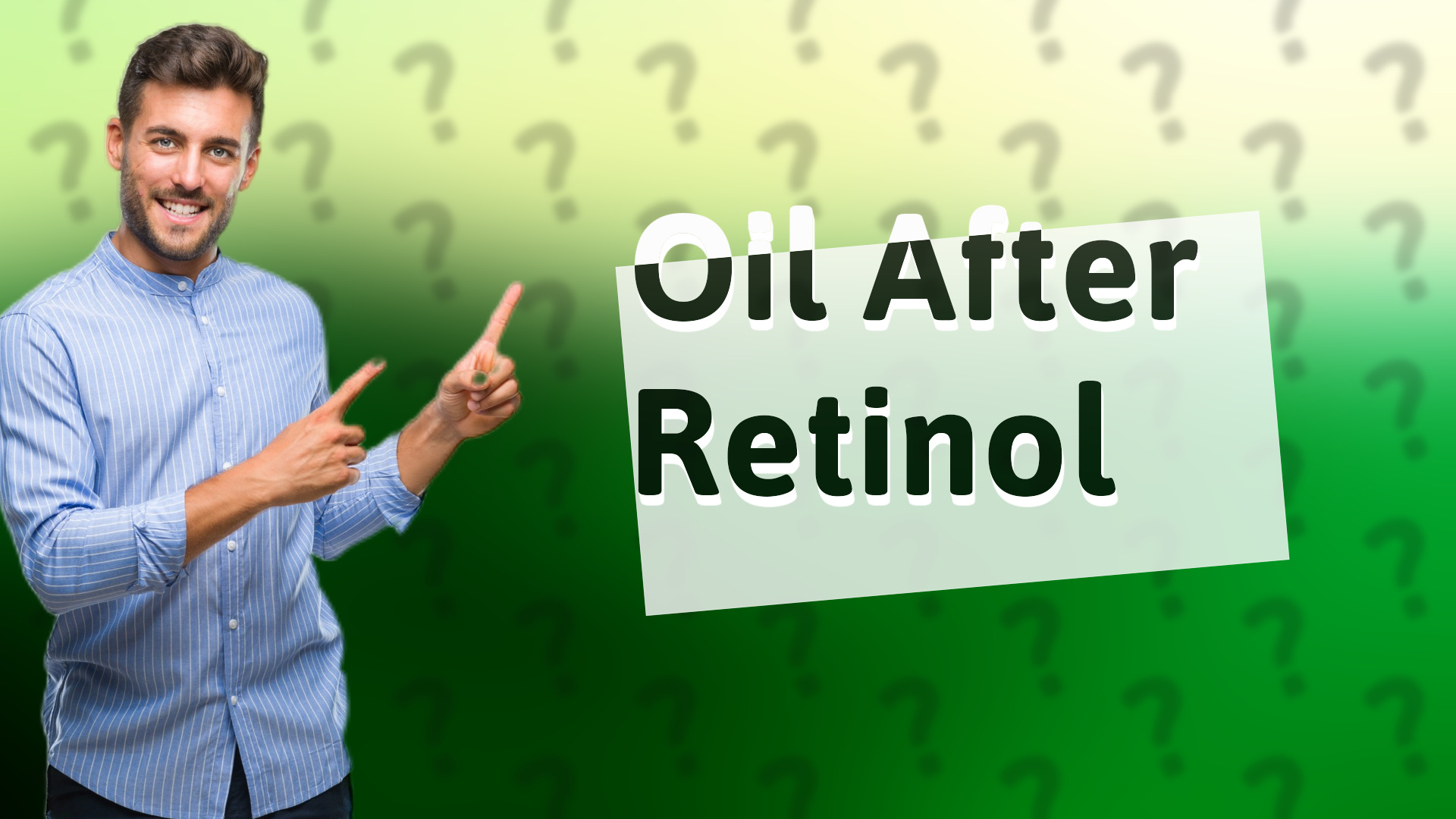 Oil After Retinol