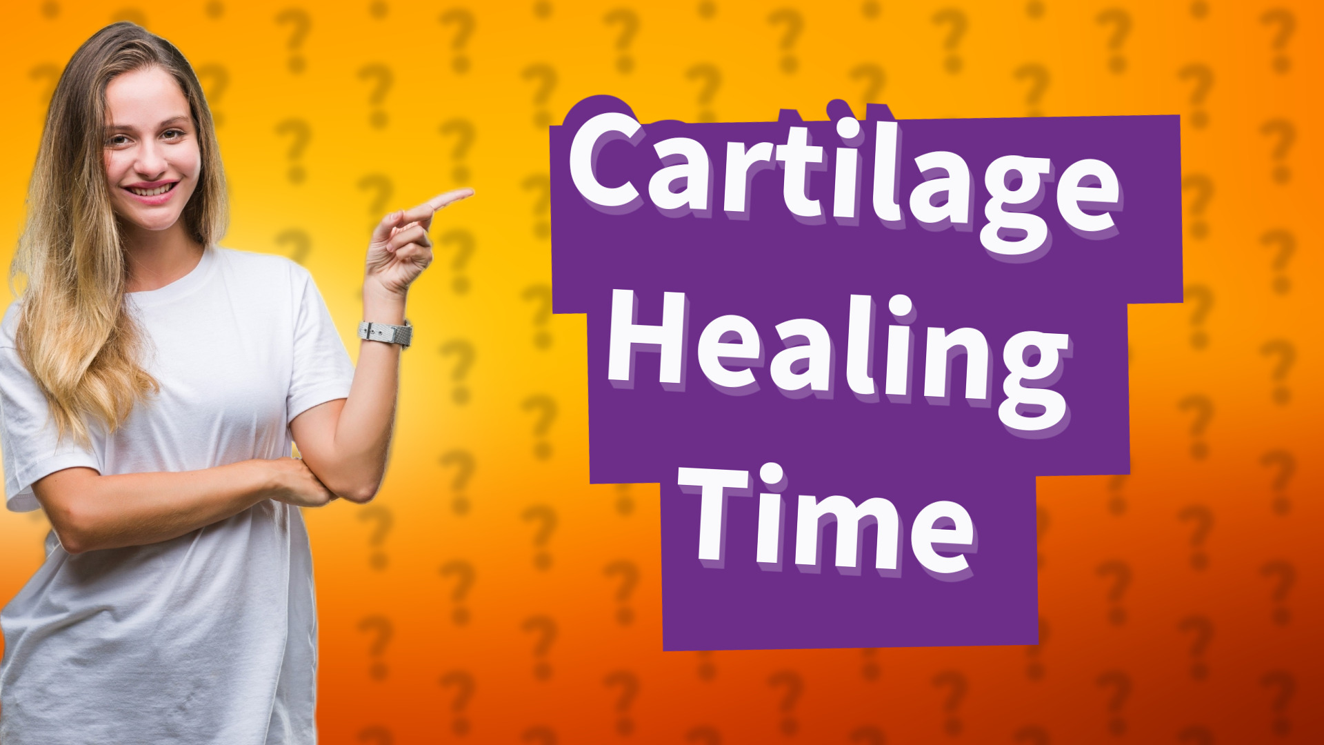 Cartilage Healing Time