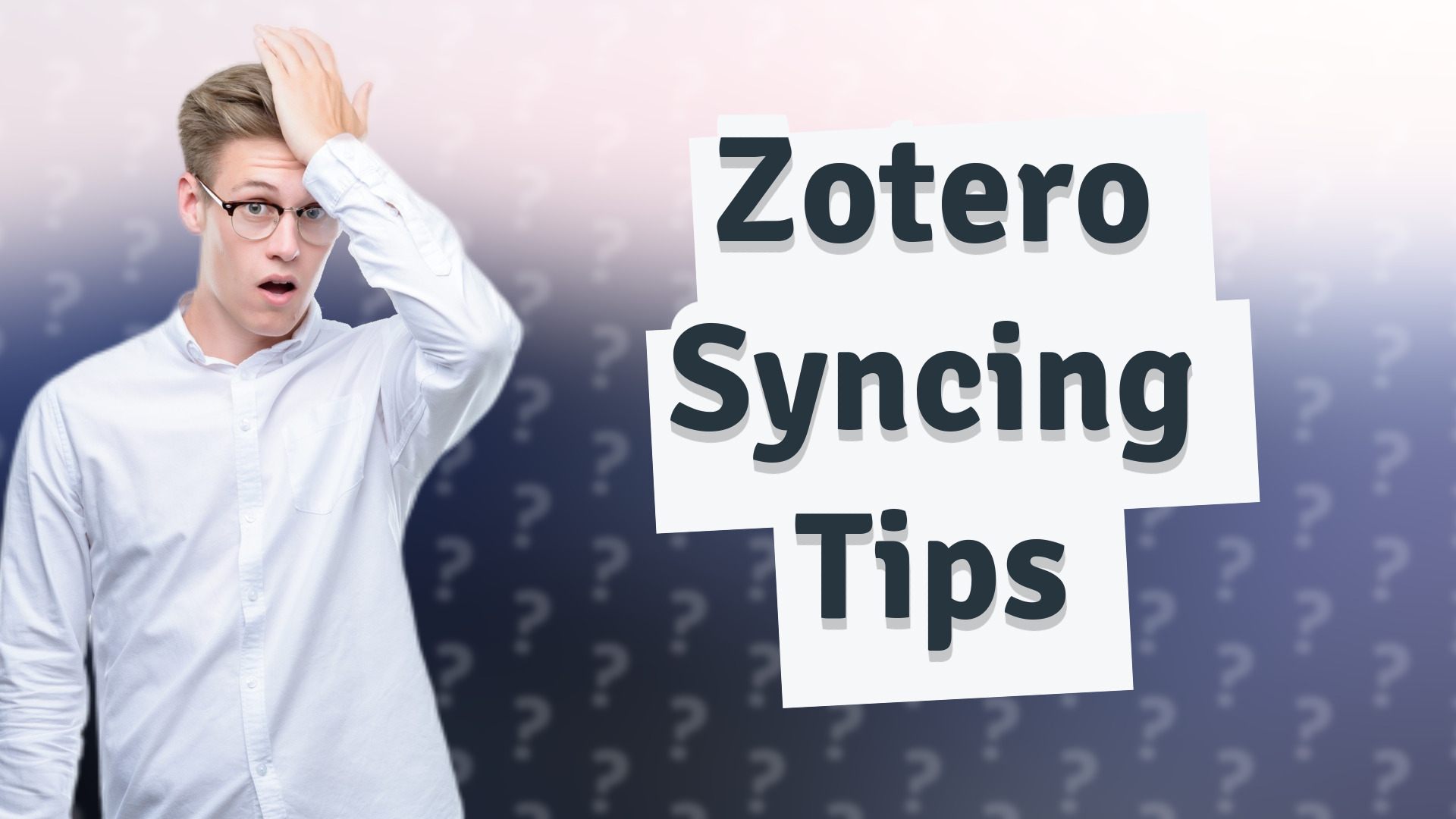 Zotero Syncing Tips