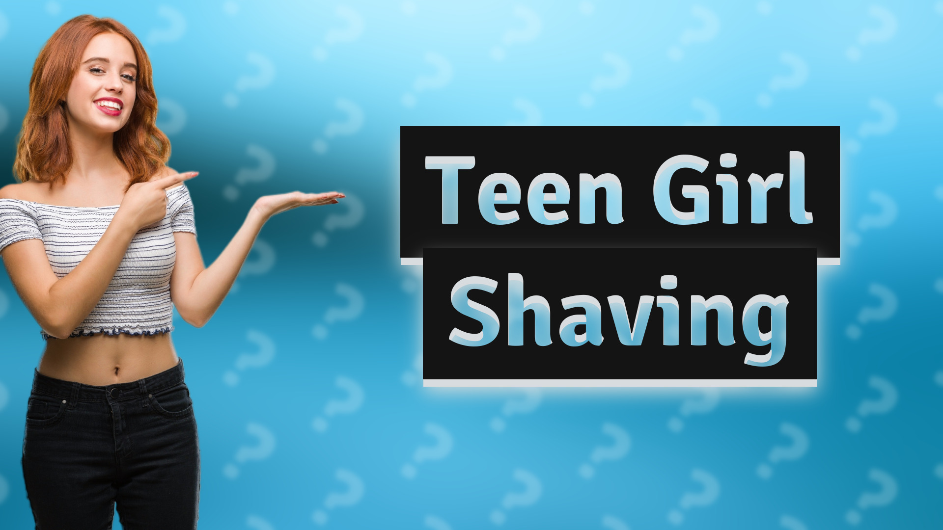 Teen Girl Shaving
