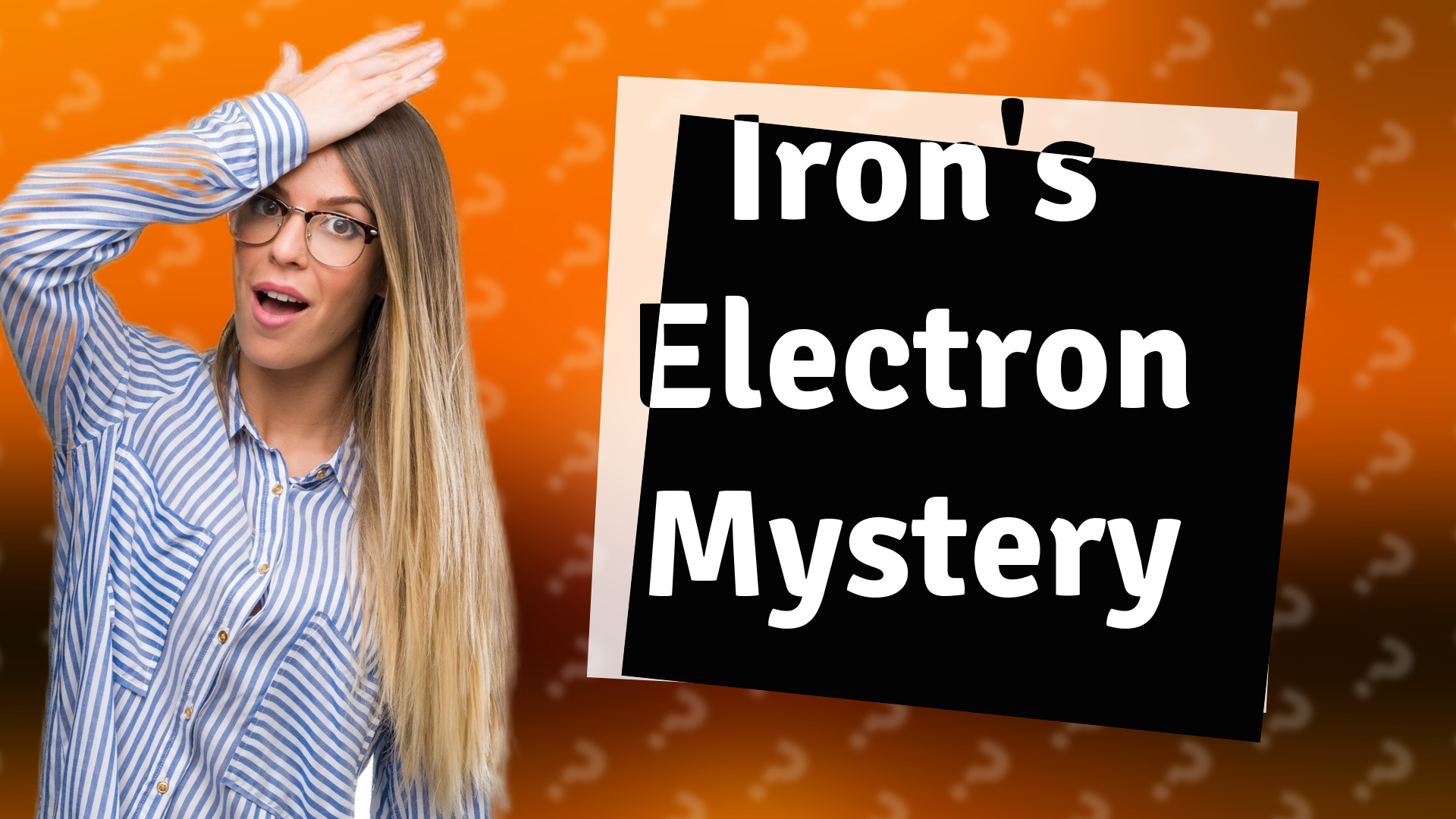 Iron's Electron Mystery