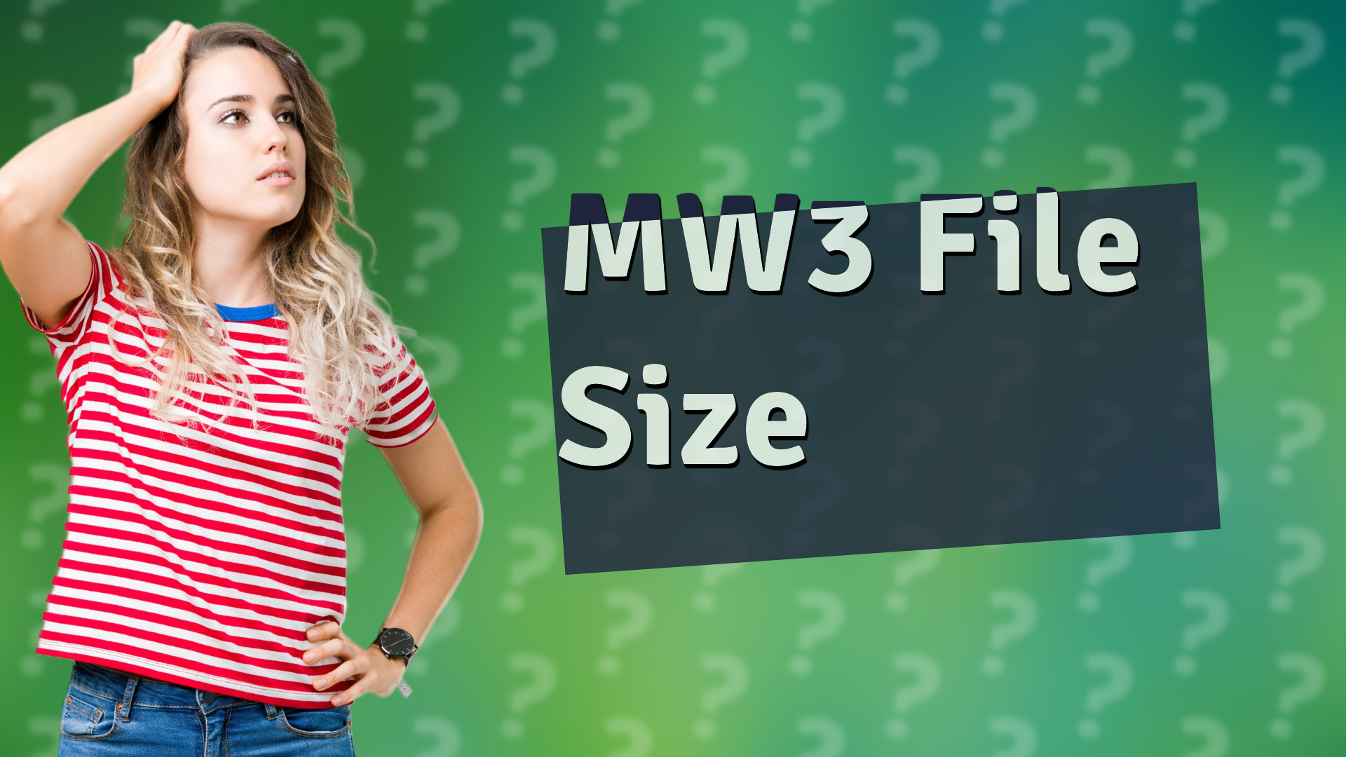 MW3 File Size