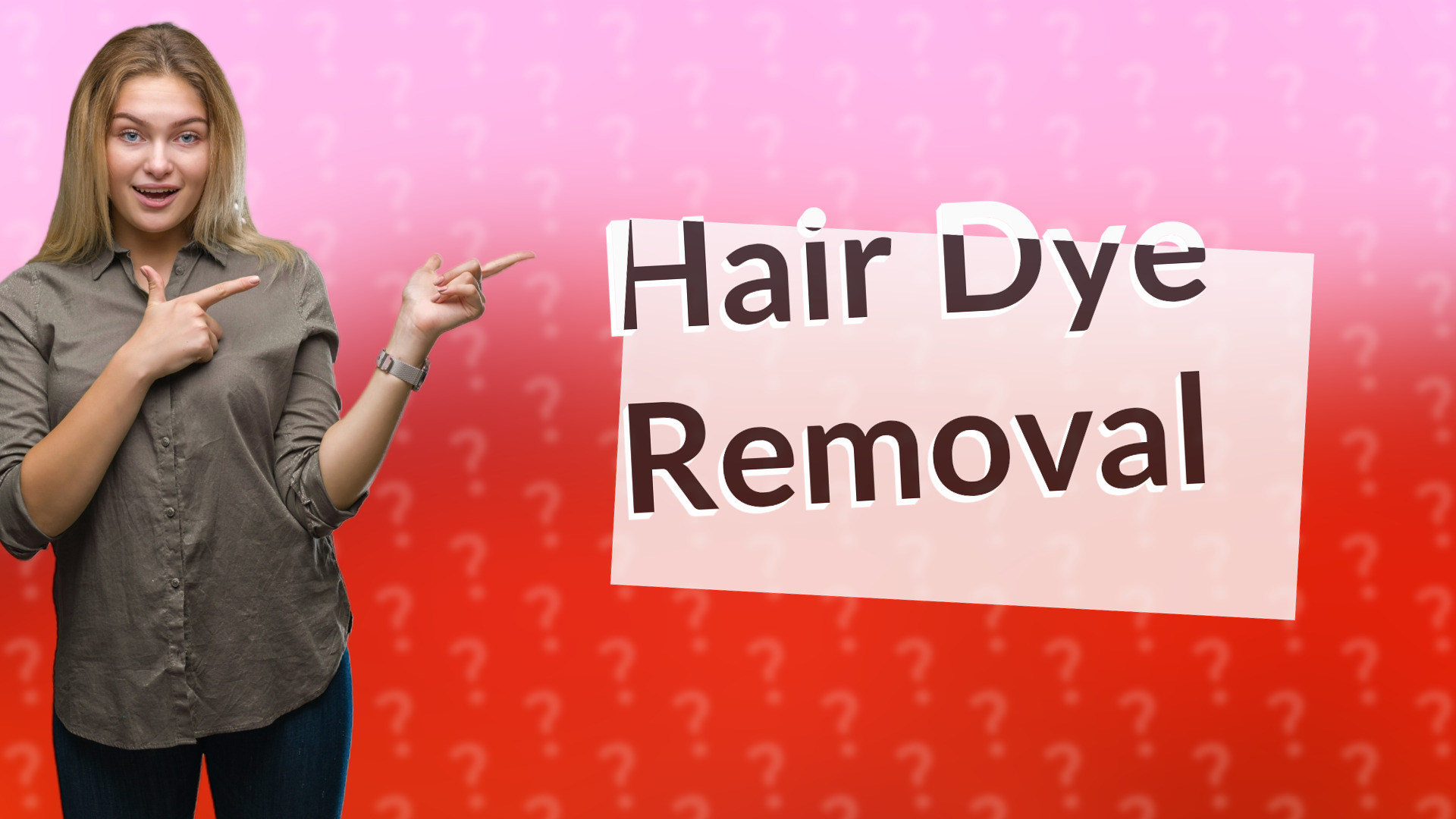 Hair Dye Removal
