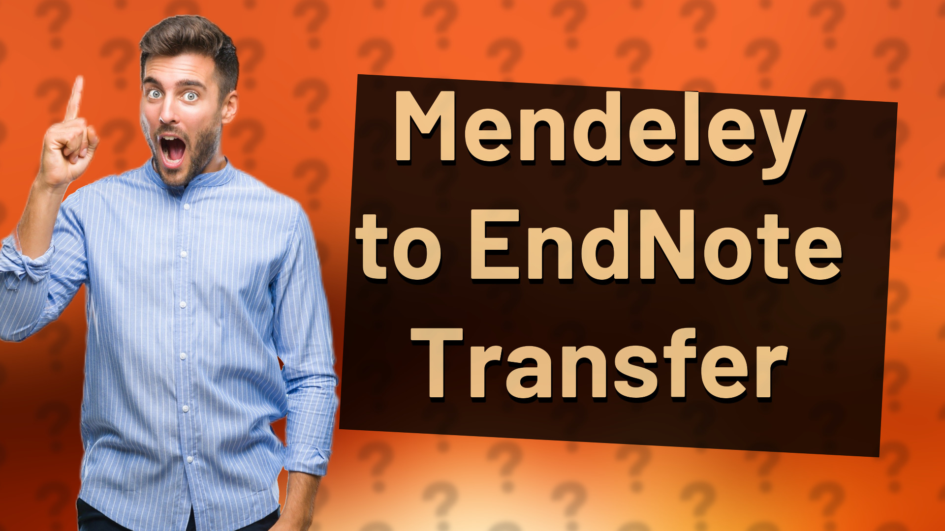 Mendeley to EndNote Transfer