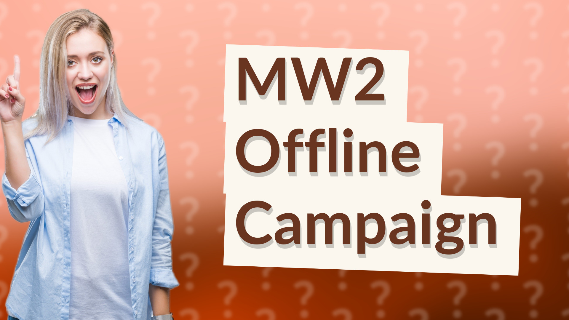 MW2 Offline Campaign
