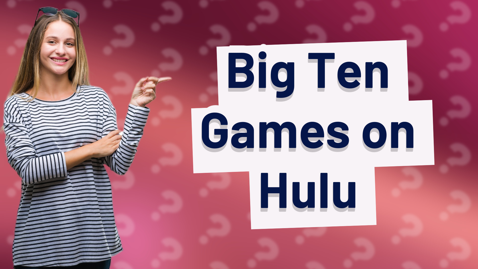 Big Ten Games on Hulu
