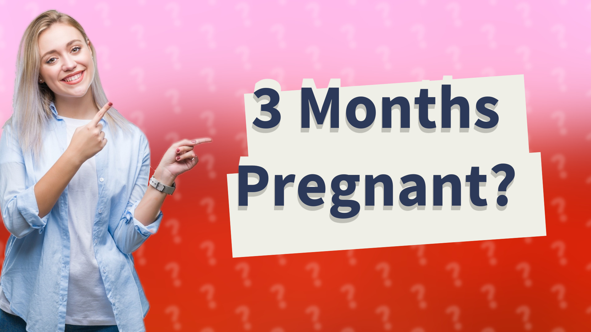 3 Months Pregnant?