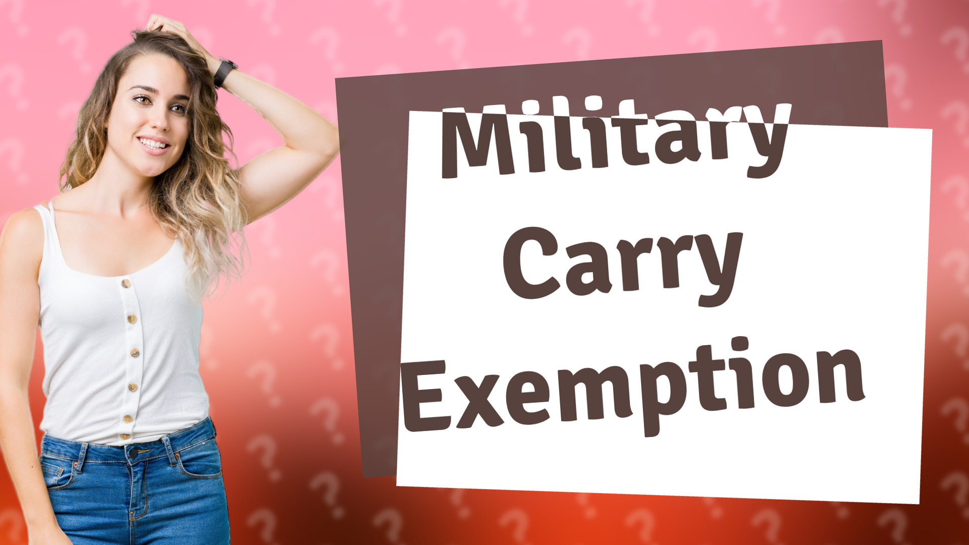 Military Carry Exemption