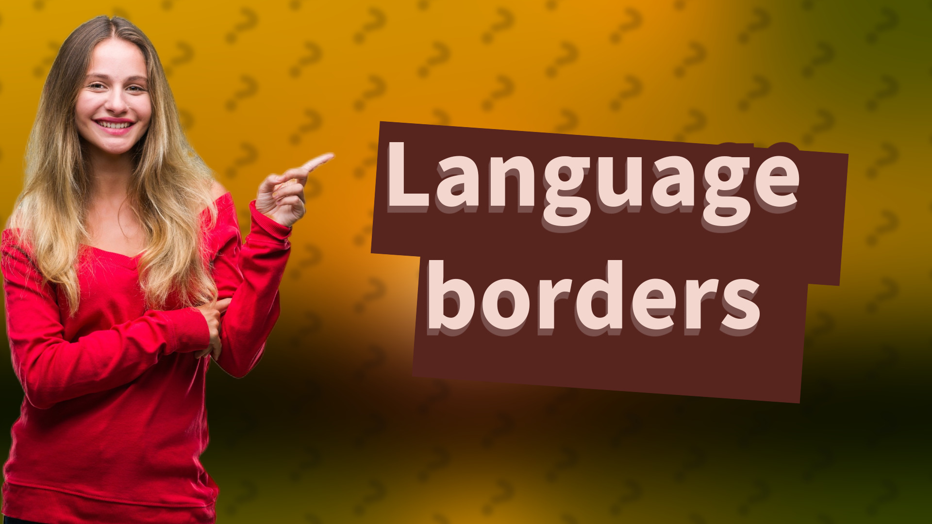 Language borders
