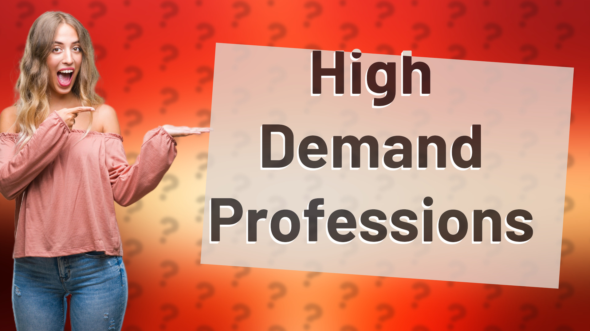 High Demand Professions