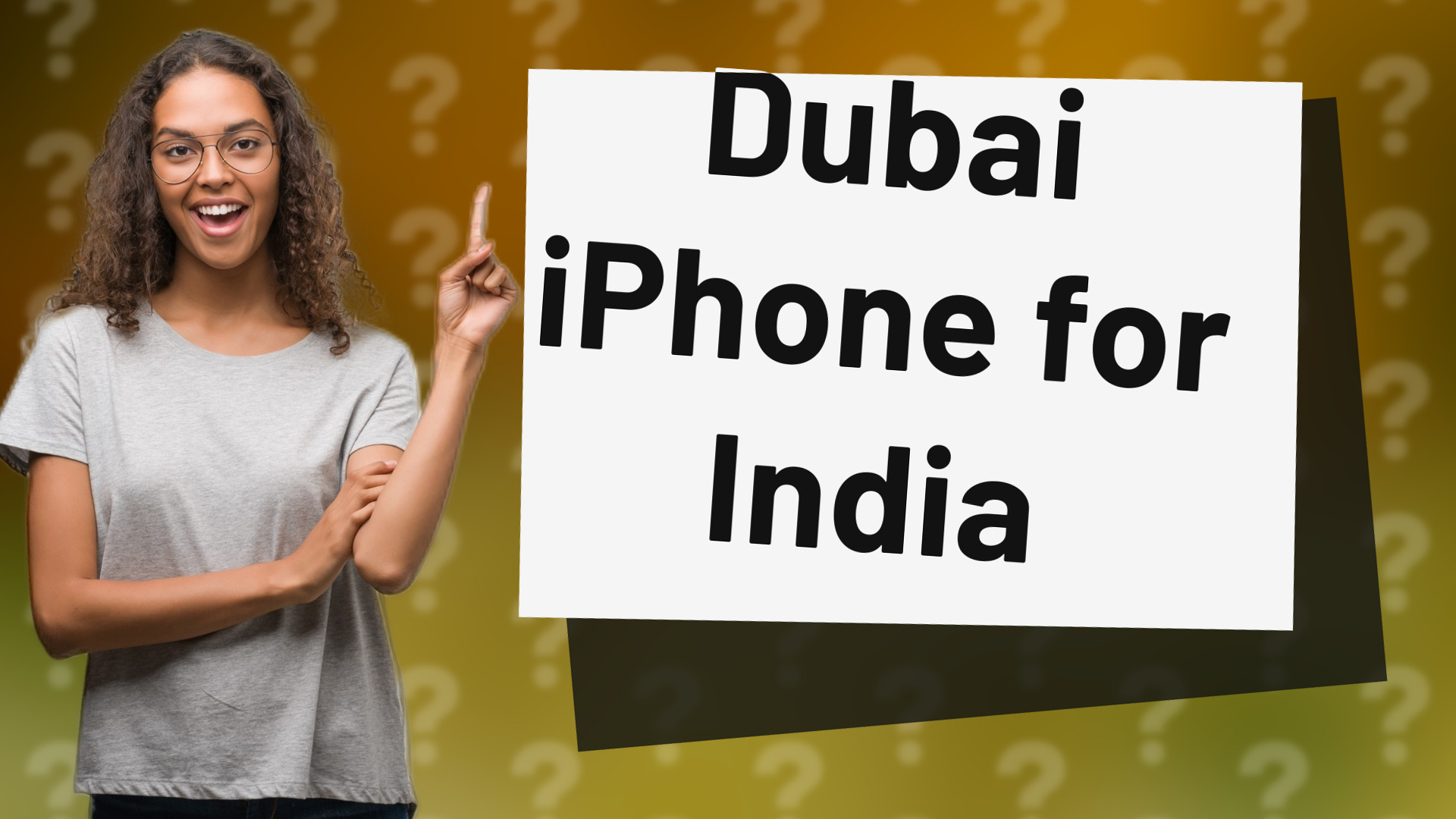 Dubai iPhone for India