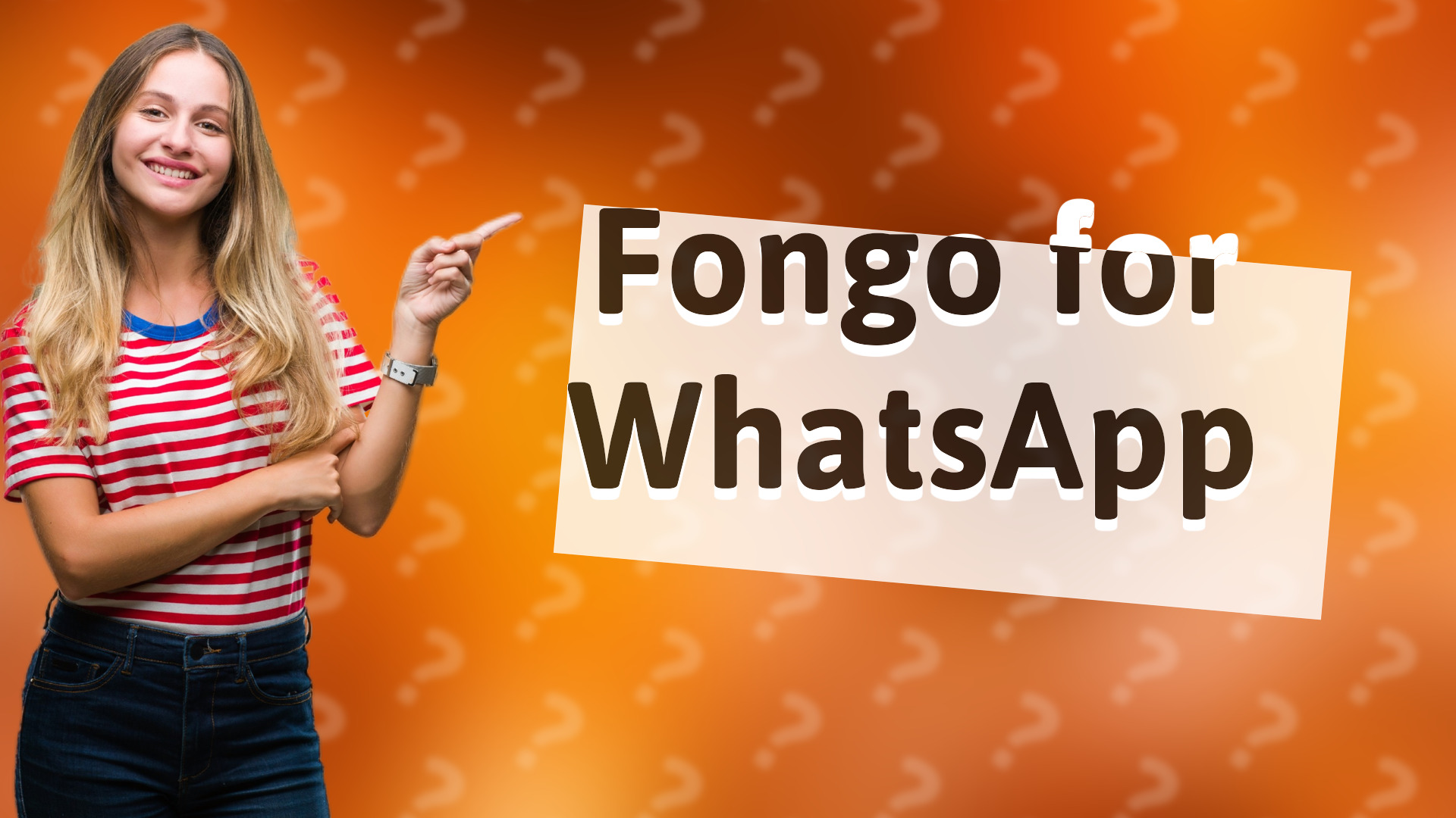Fongo for WhatsApp