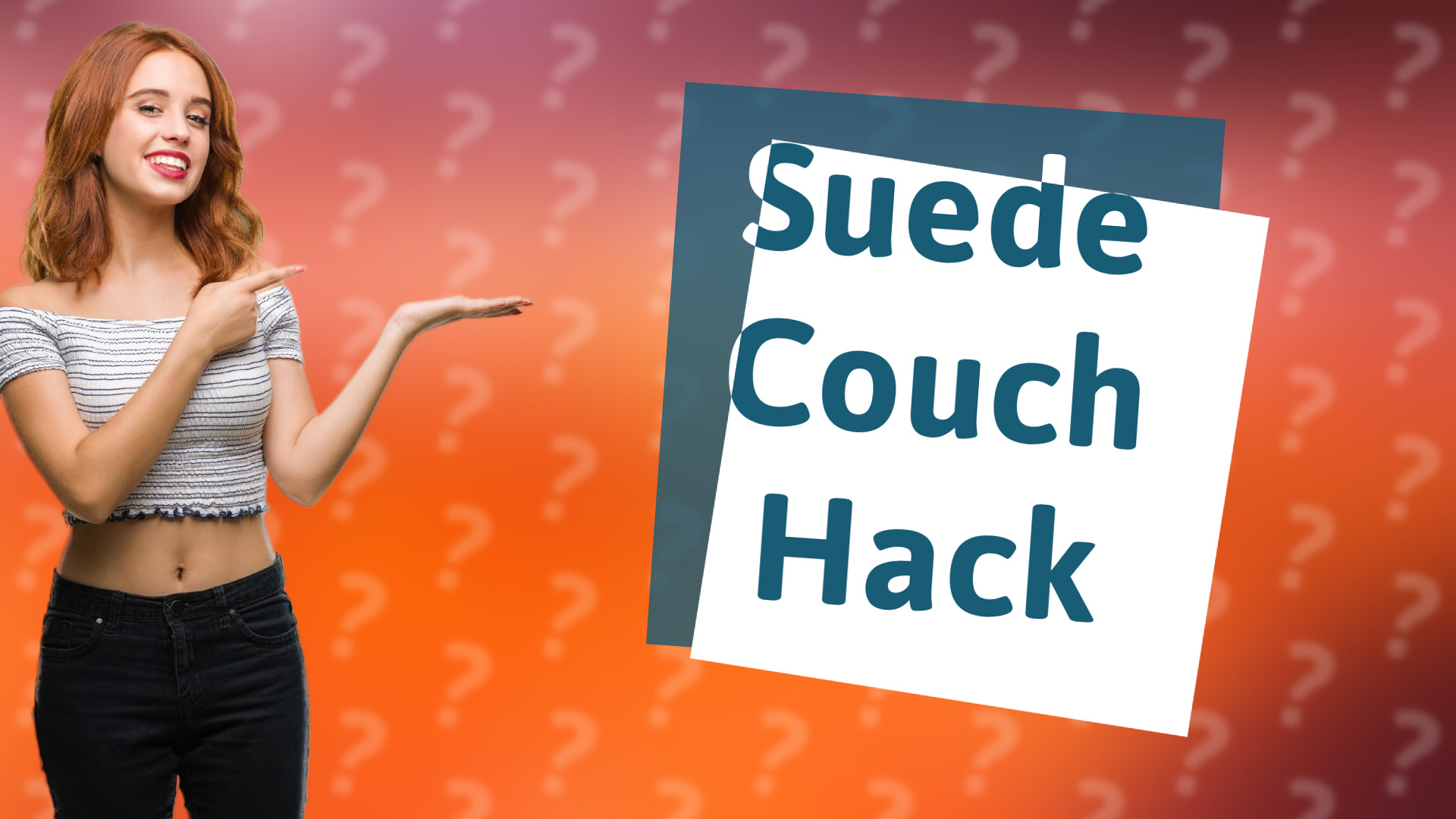 Suede Couch Hack