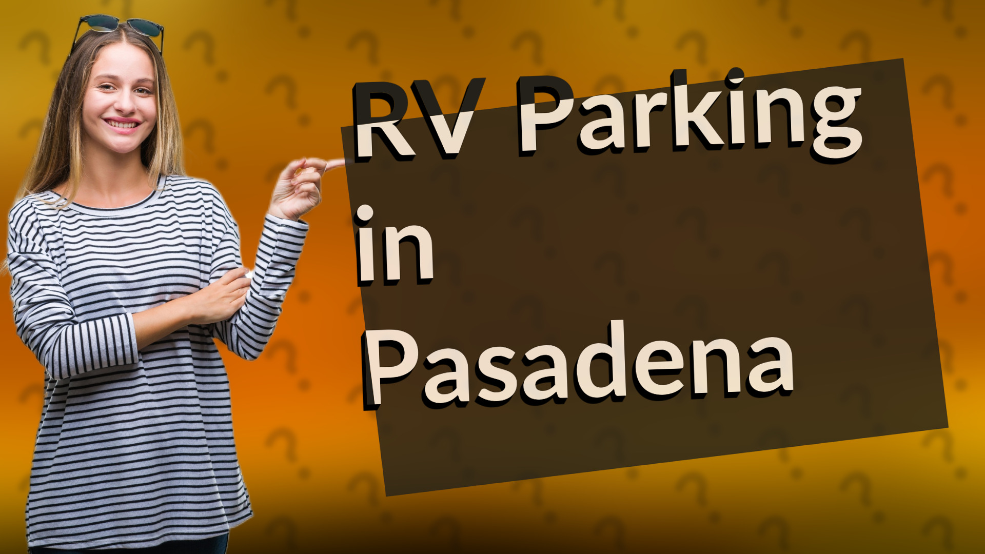 RV Parking in Pasadena
