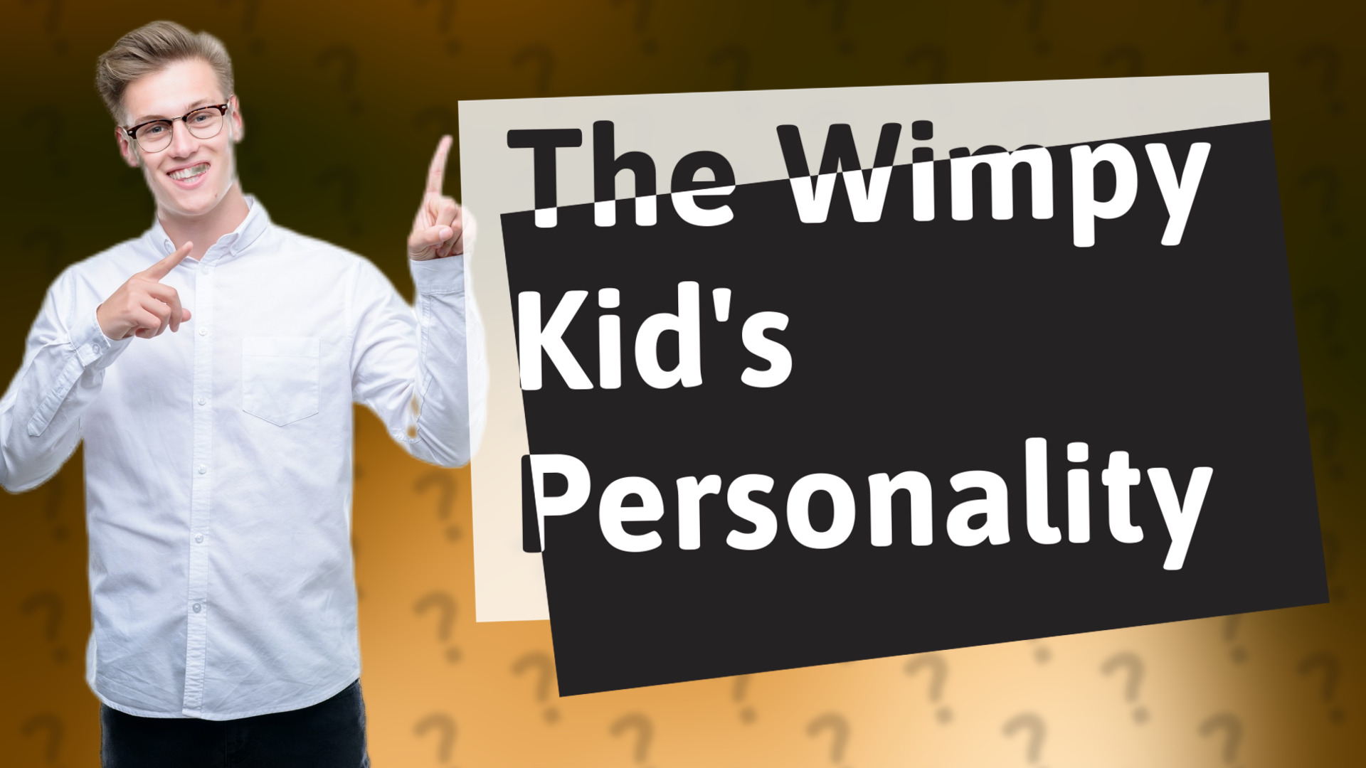 The Wimpy Kid's Personality