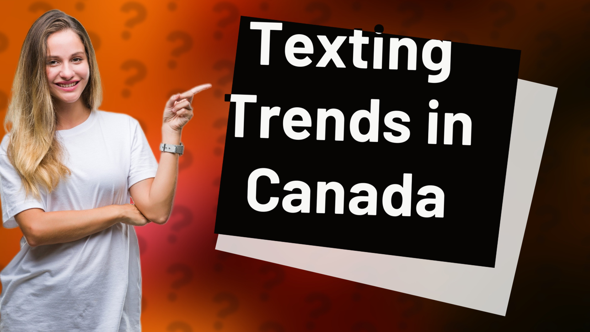 Texting Trends in Canada