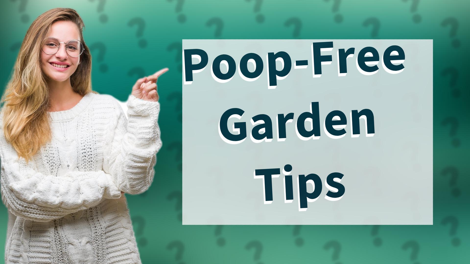 Poop-Free Garden Tips