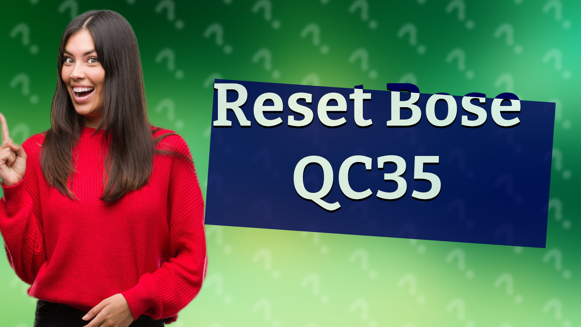 Reset Bose QC35