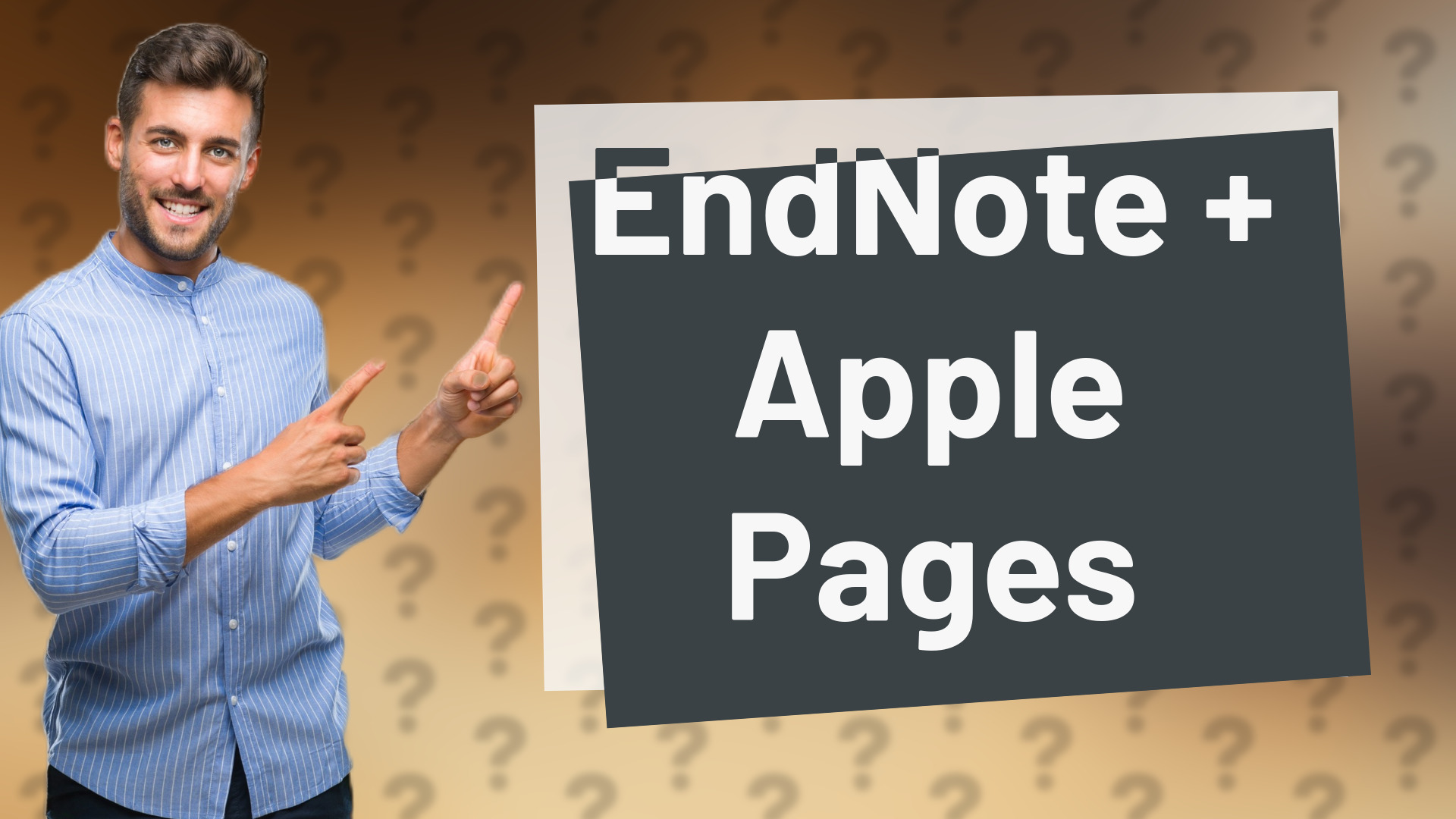 EndNote + Apple Pages
