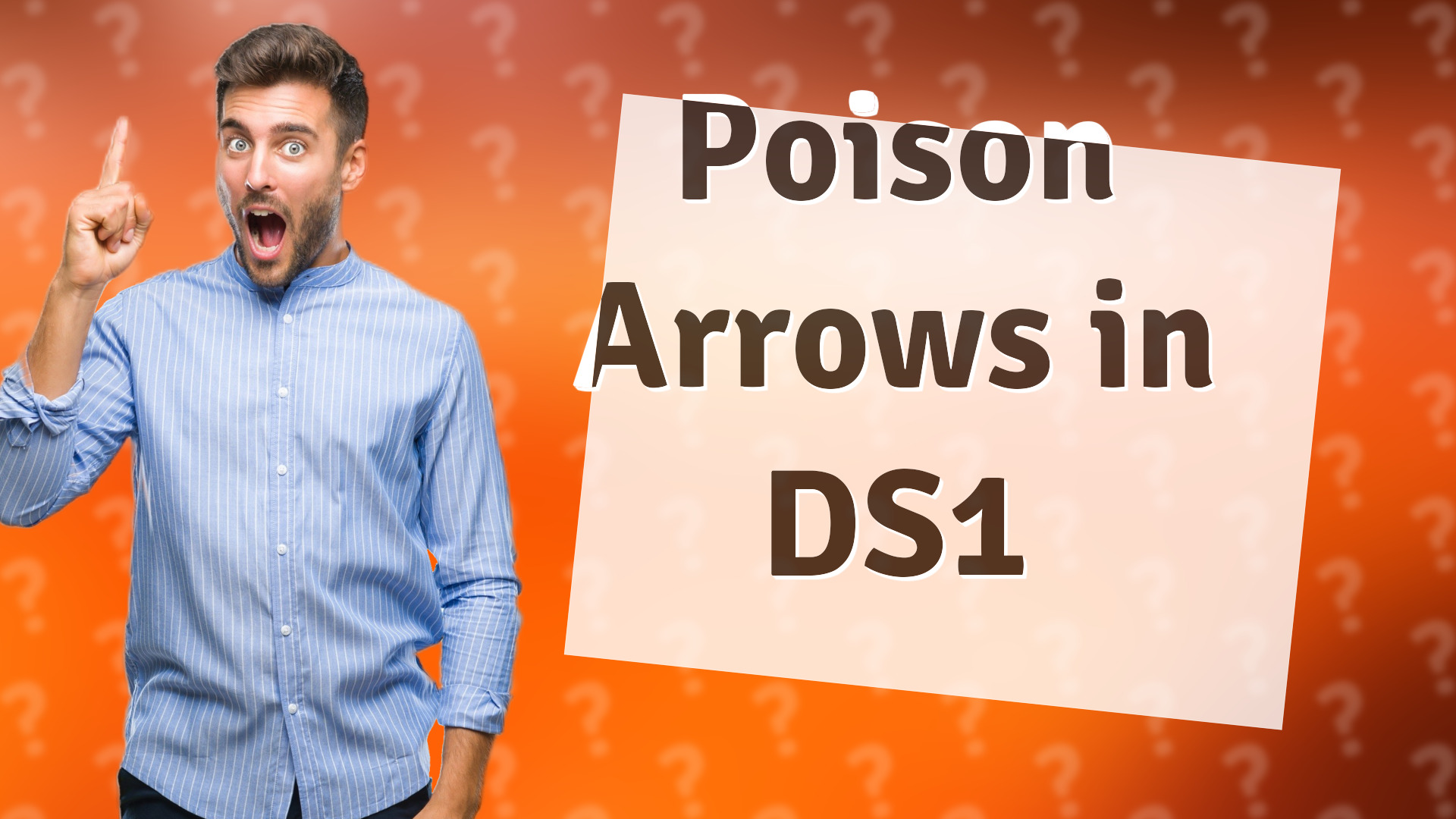 Poison Arrows in DS1