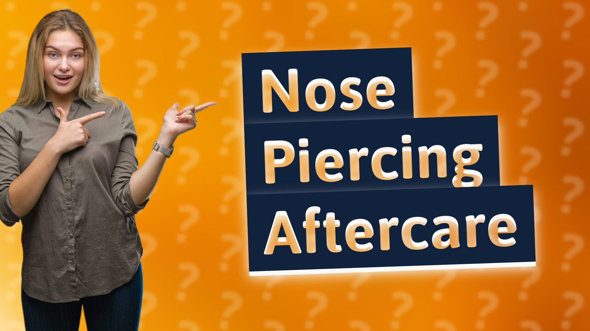 Nose Piercing Aftercare