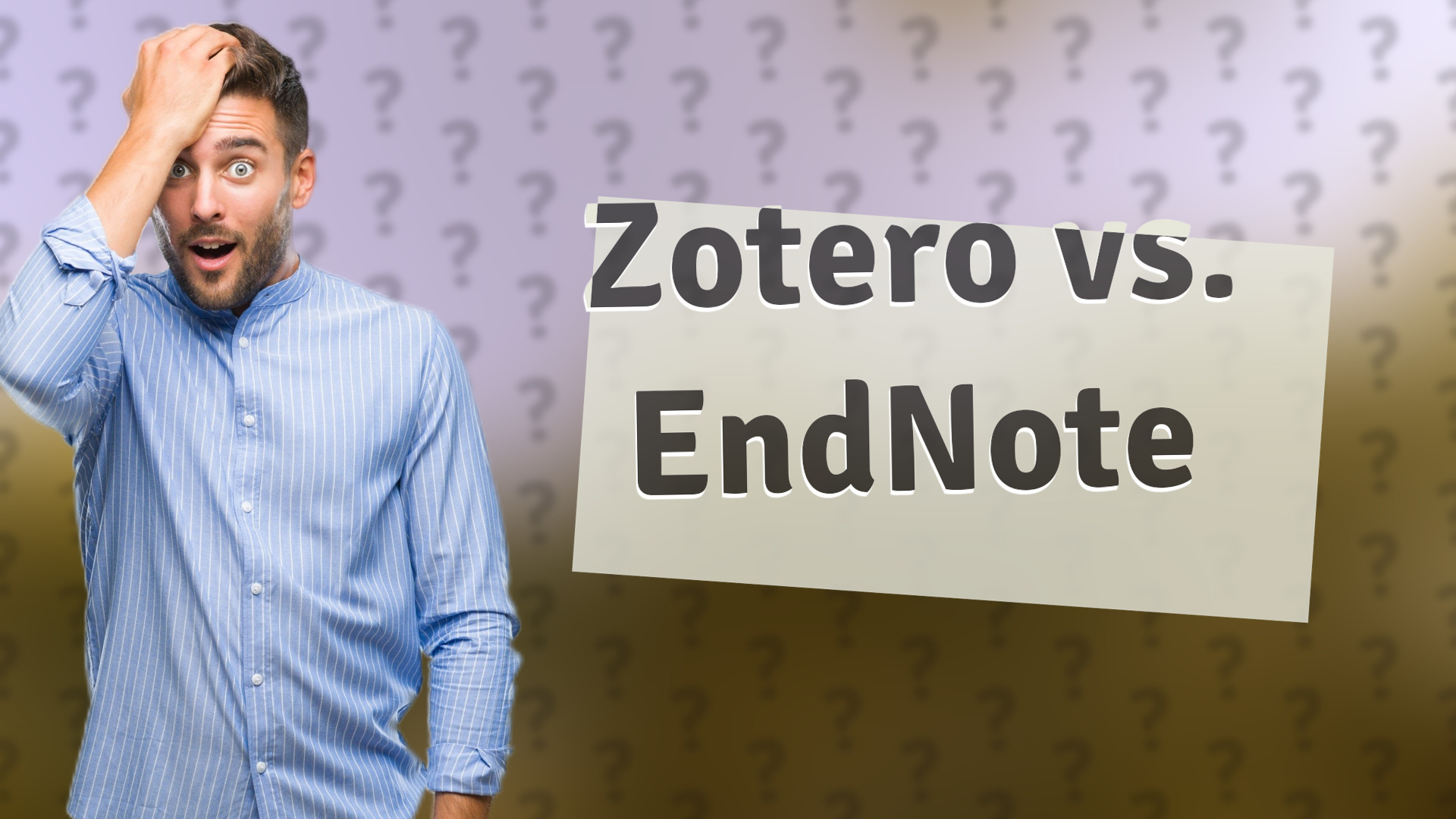 Zotero vs. EndNote