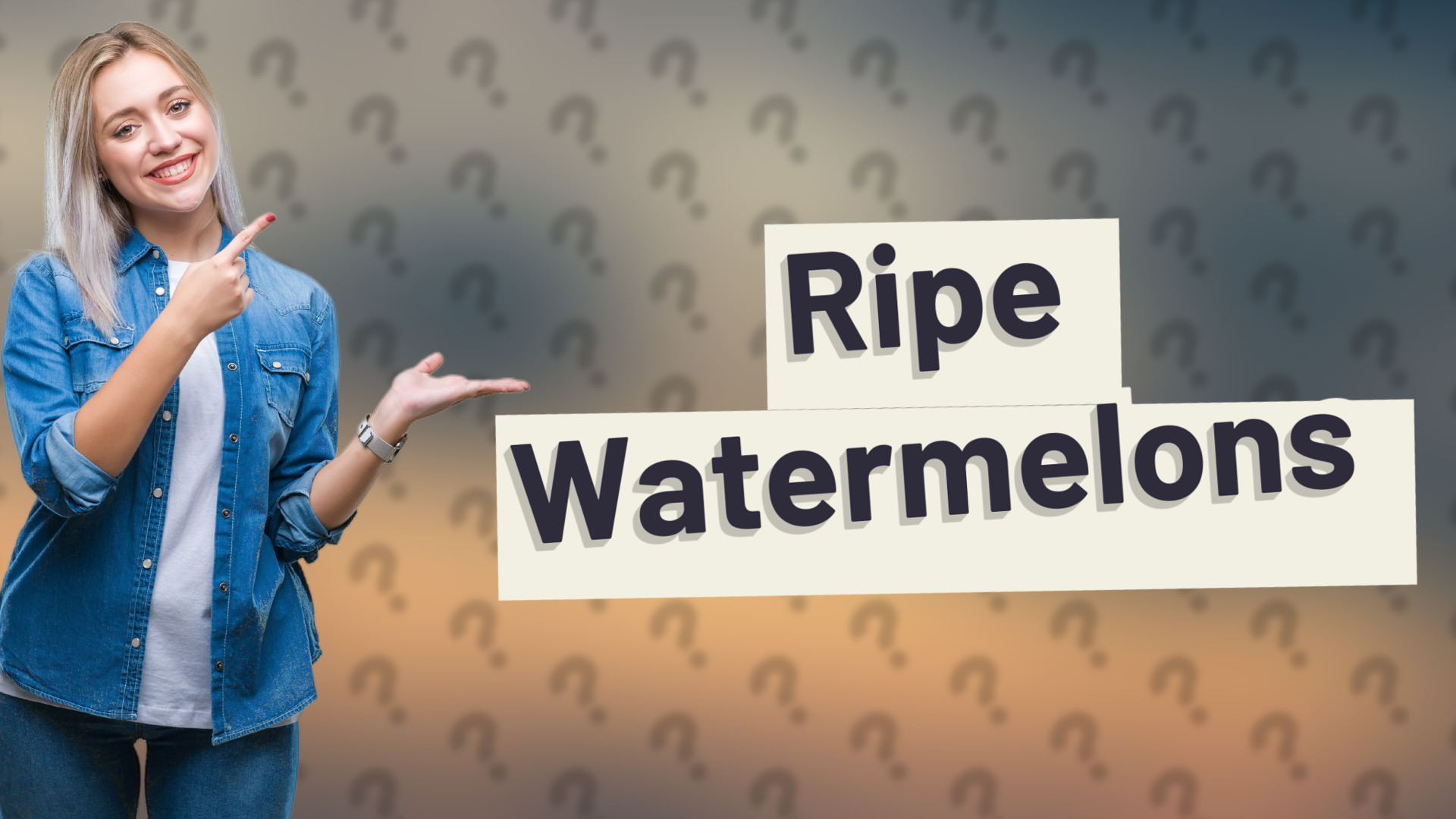 Ripe Watermelons