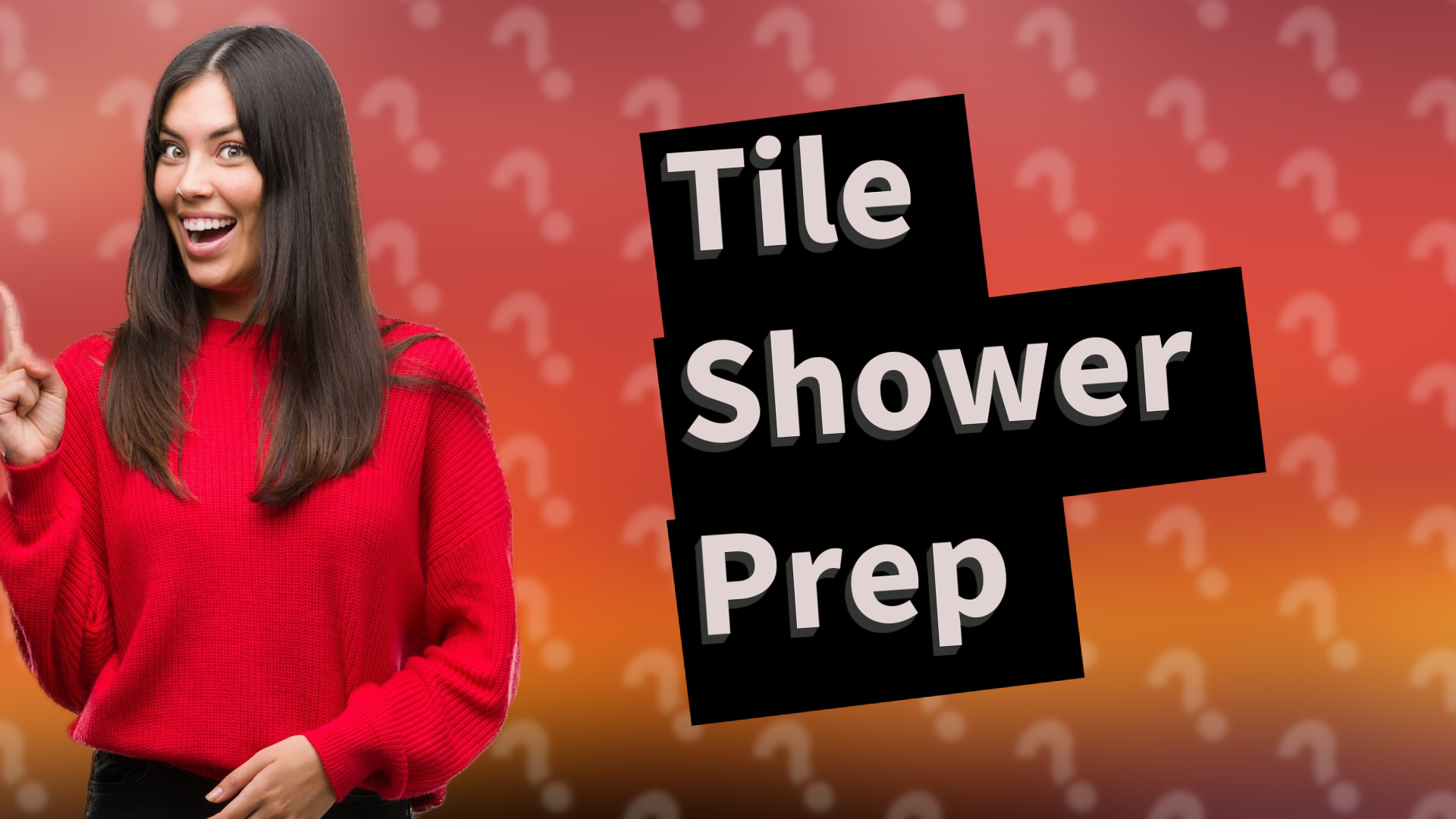 Tile Shower Prep