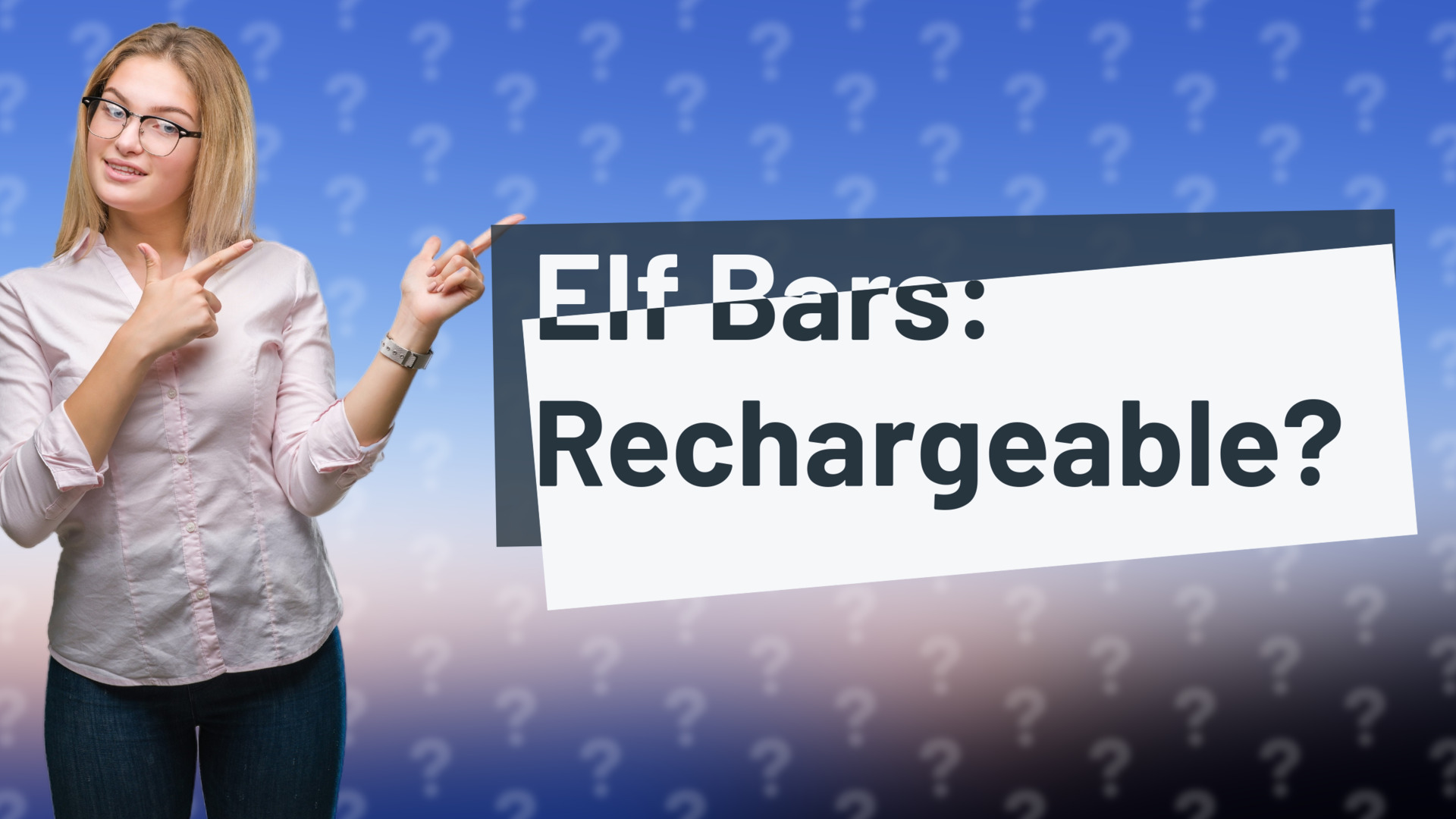 Elf Bars: Rechargeable?
