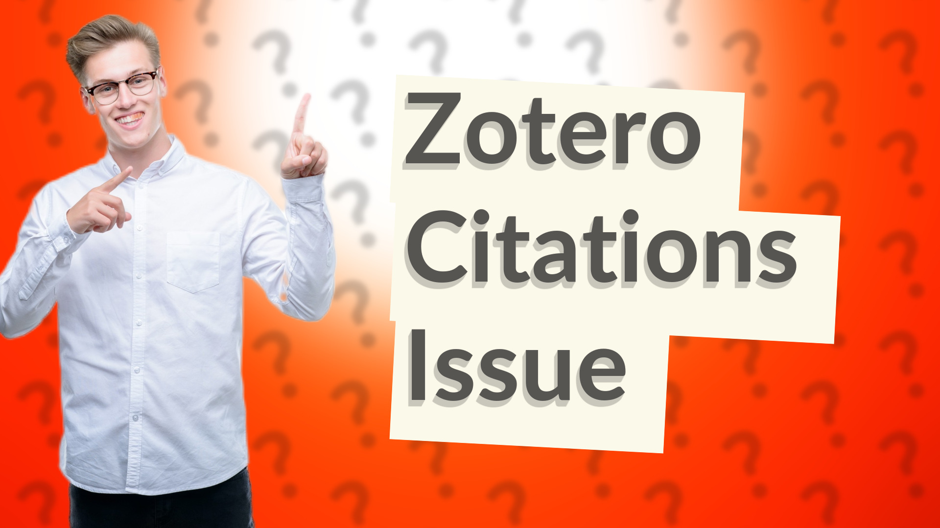 Zotero Citations Issue