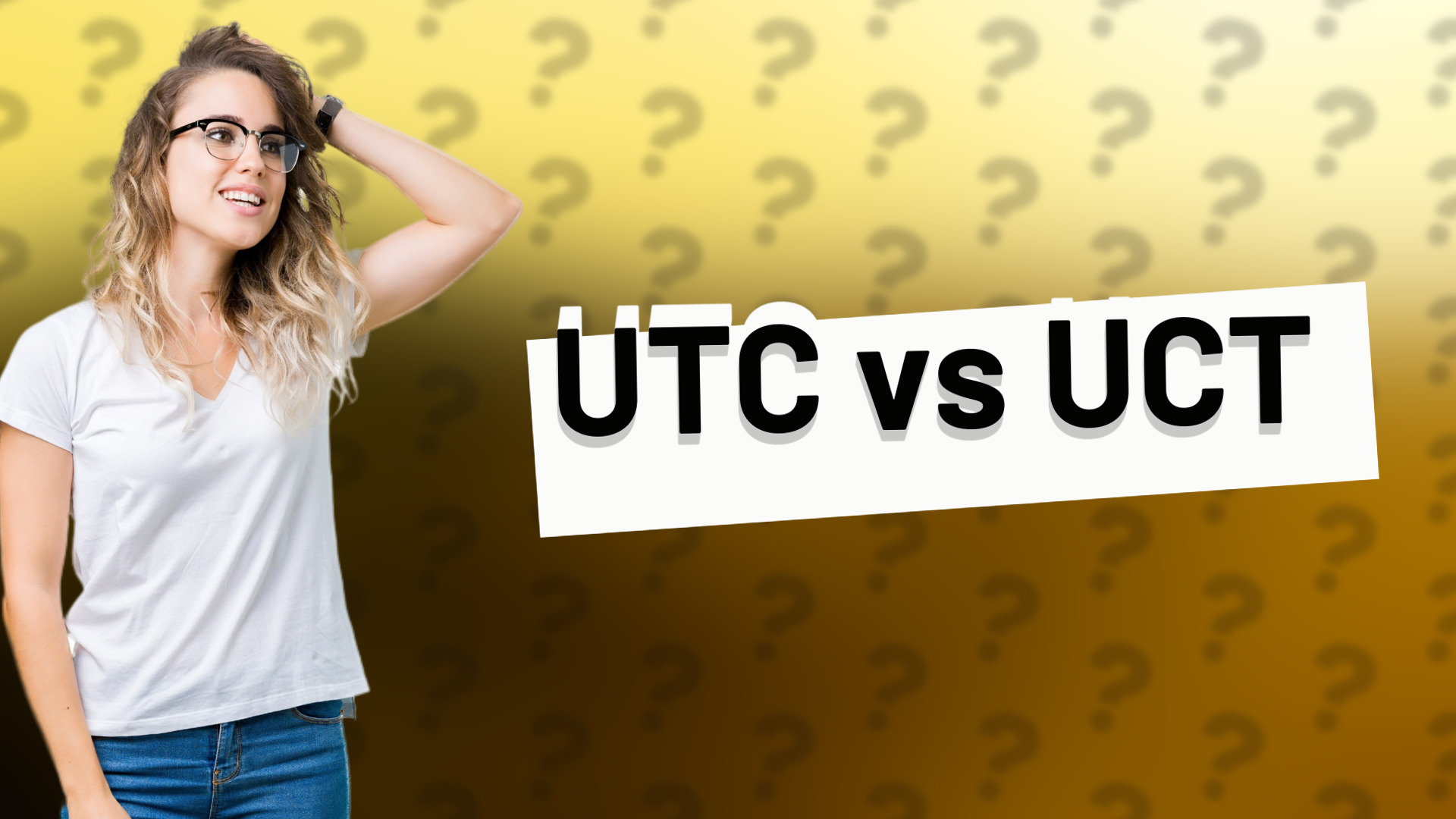 UTC vs UCT