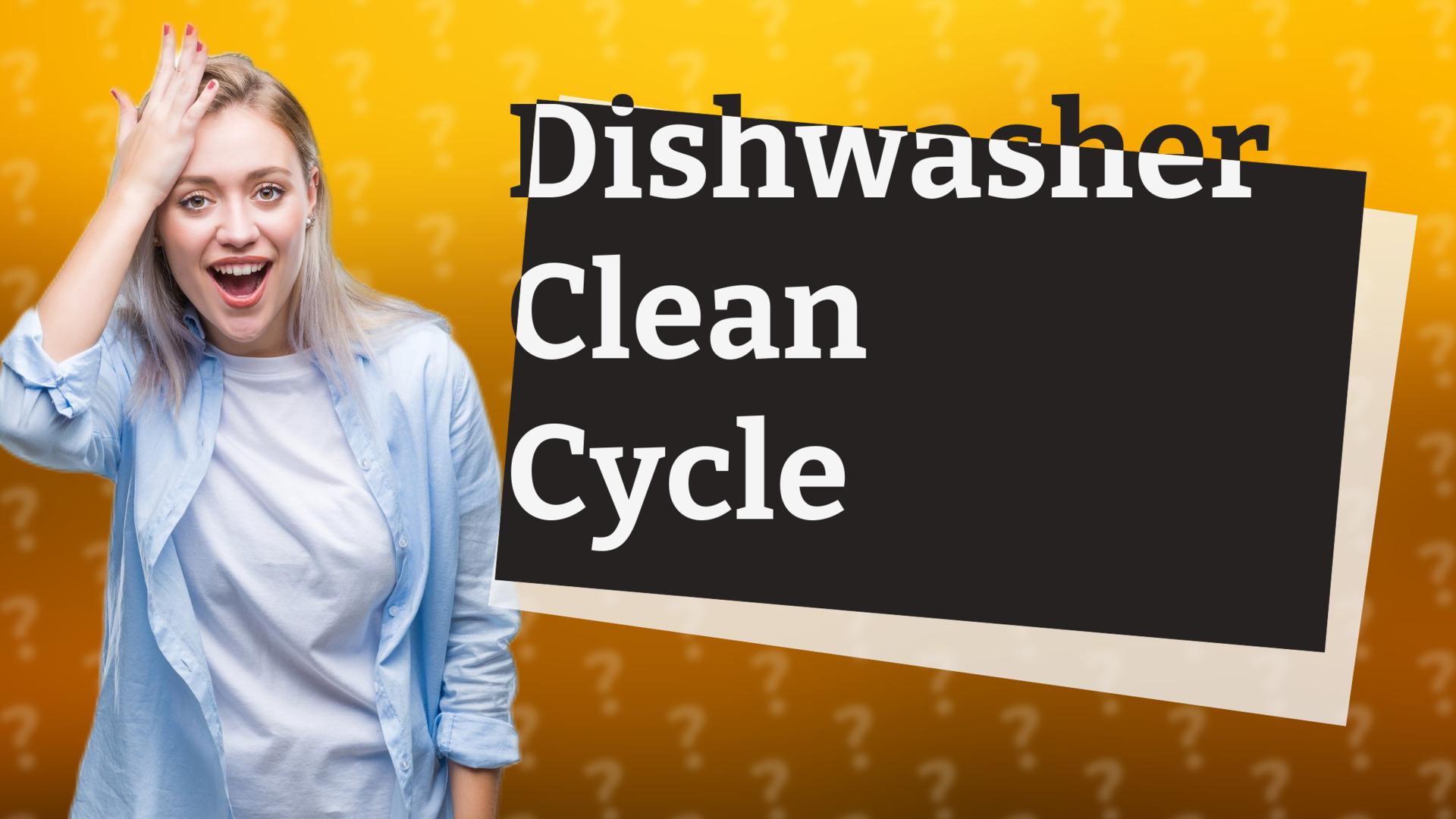 Dishwasher Clean Cycle