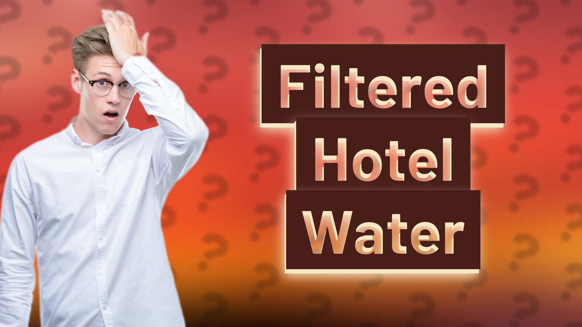 Filtered Hotel Water