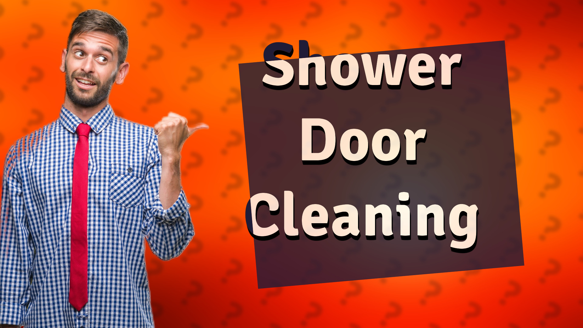 Shower Door Cleaning