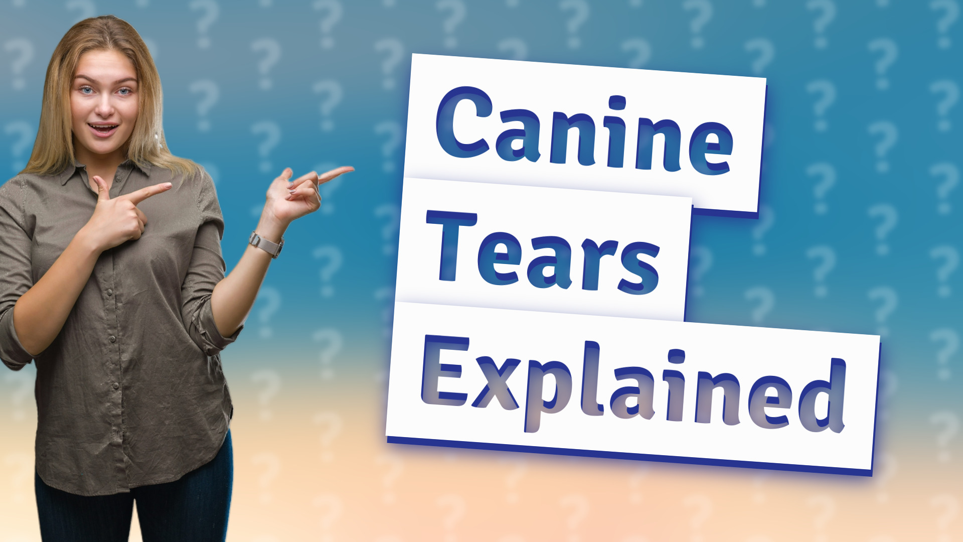 Canine Tears Explained