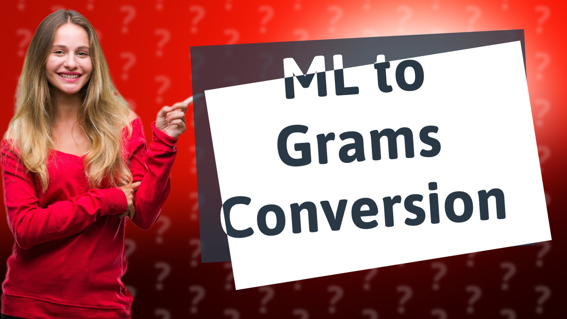 ML to Grams Conversion