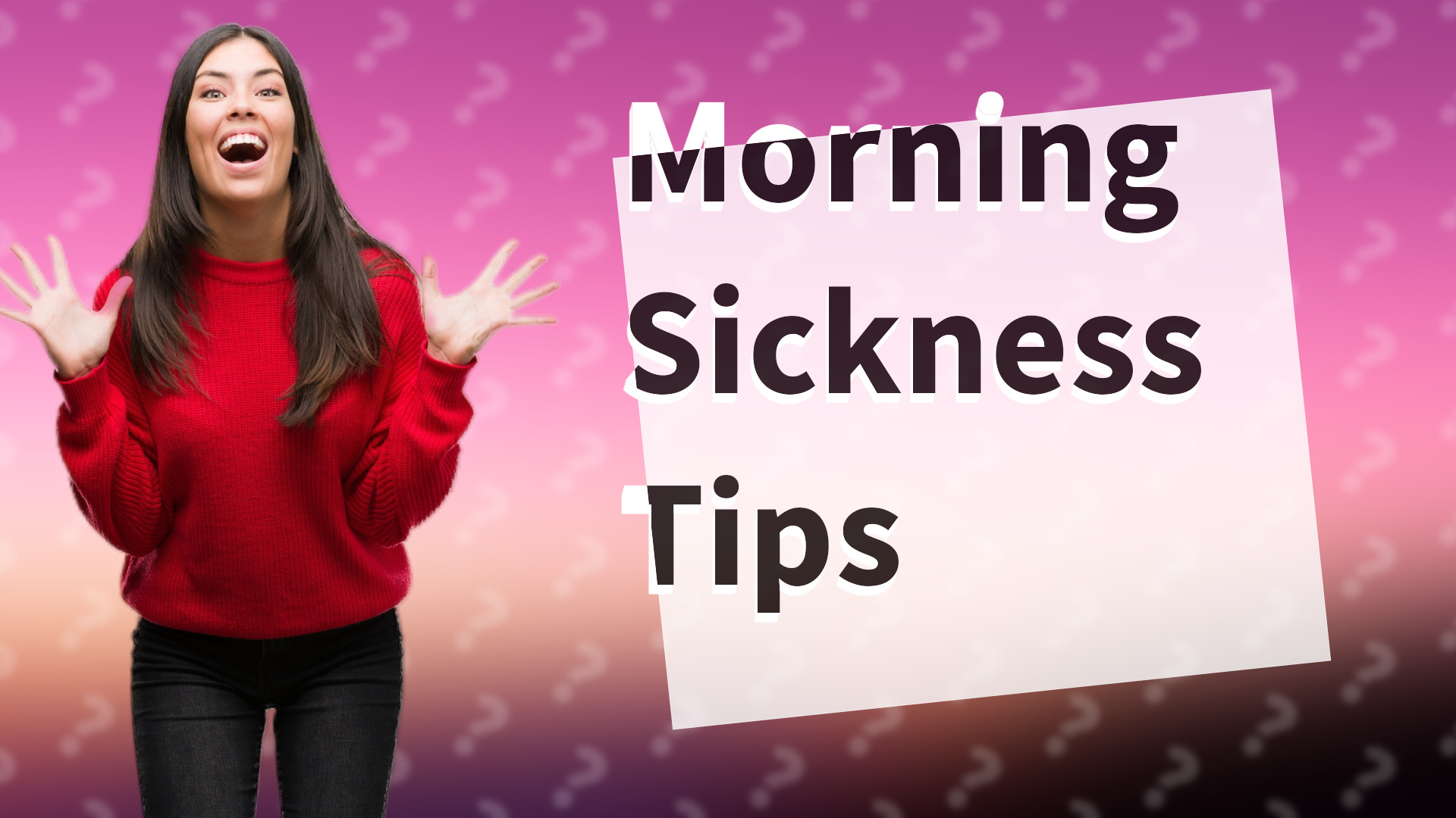 Morning Sickness Tips