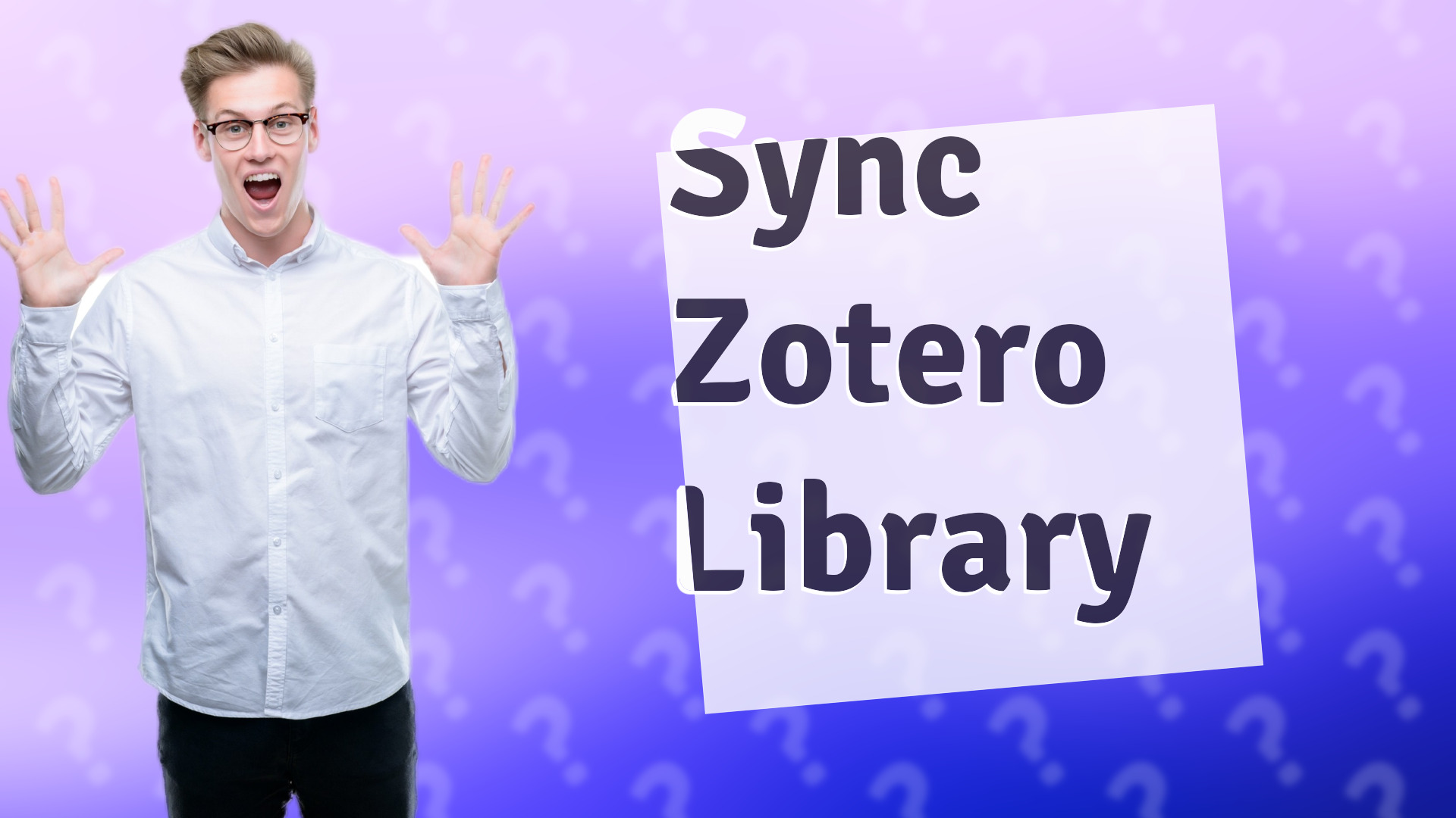 Sync Zotero Library