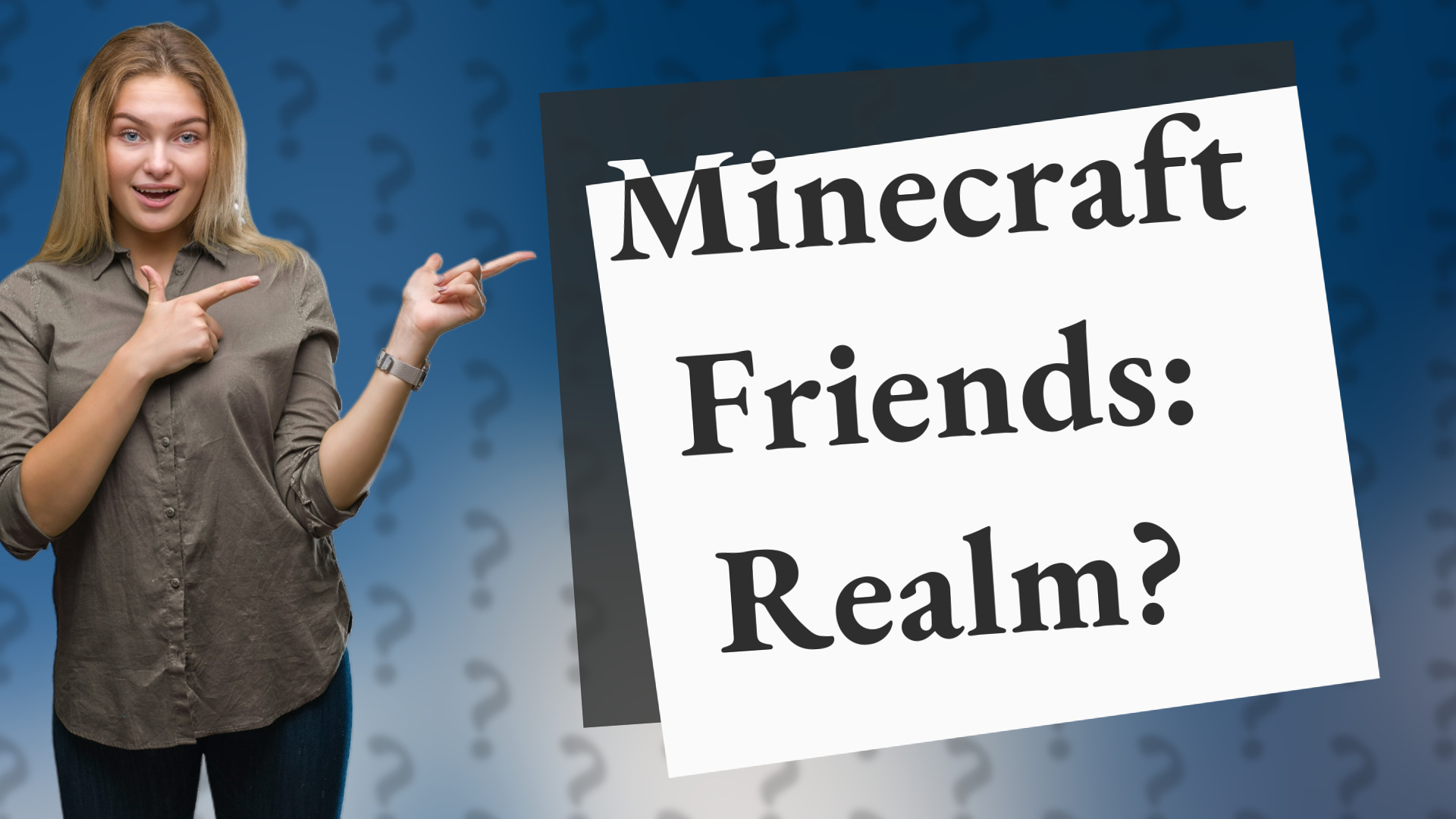 Minecraft Friends: Realm?